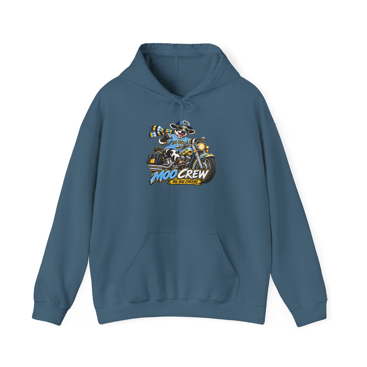 Moto Crew Motorcycle Graphic Hoodie”The Big Cheese”