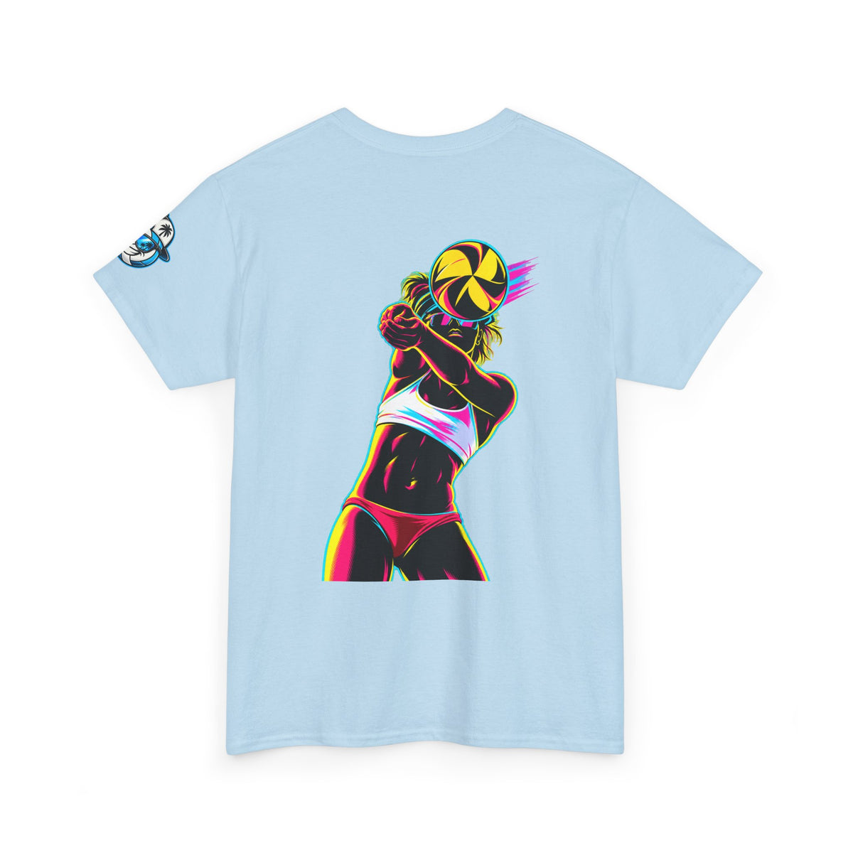 Beach Volleyball Tee — "Surface Beach Volleyball Club" Graphic Shirt
