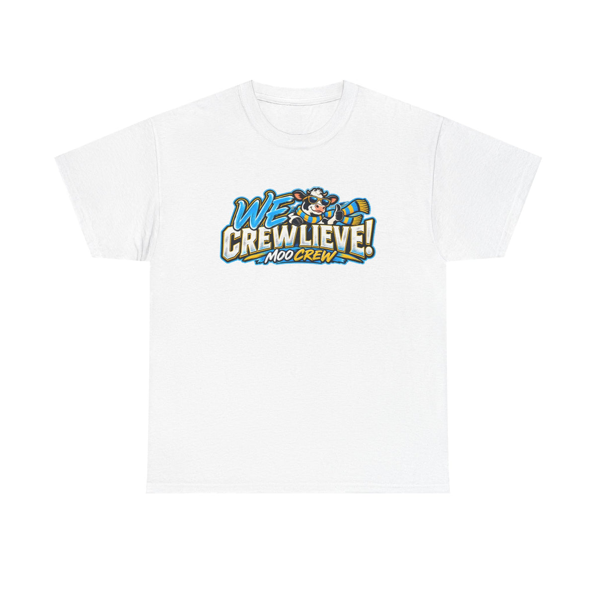 Moo Crew We Crewlieve! Graphic T-Shirt