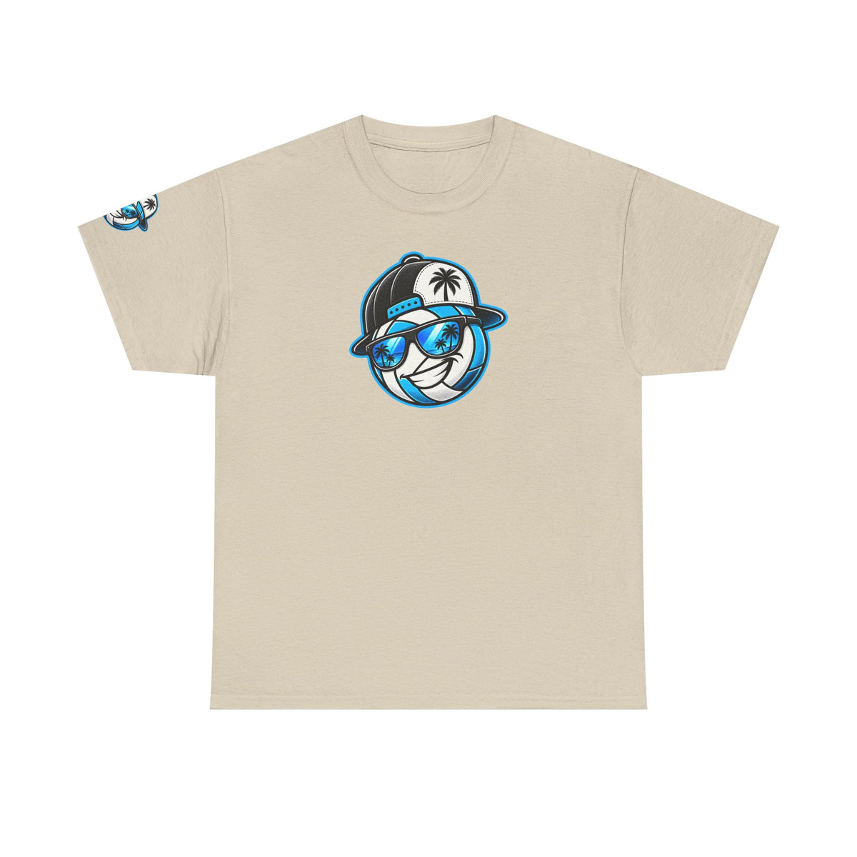 Surface Volleyball Mascot T-Shirt — Beach Volleyball Dive Graphic Tee