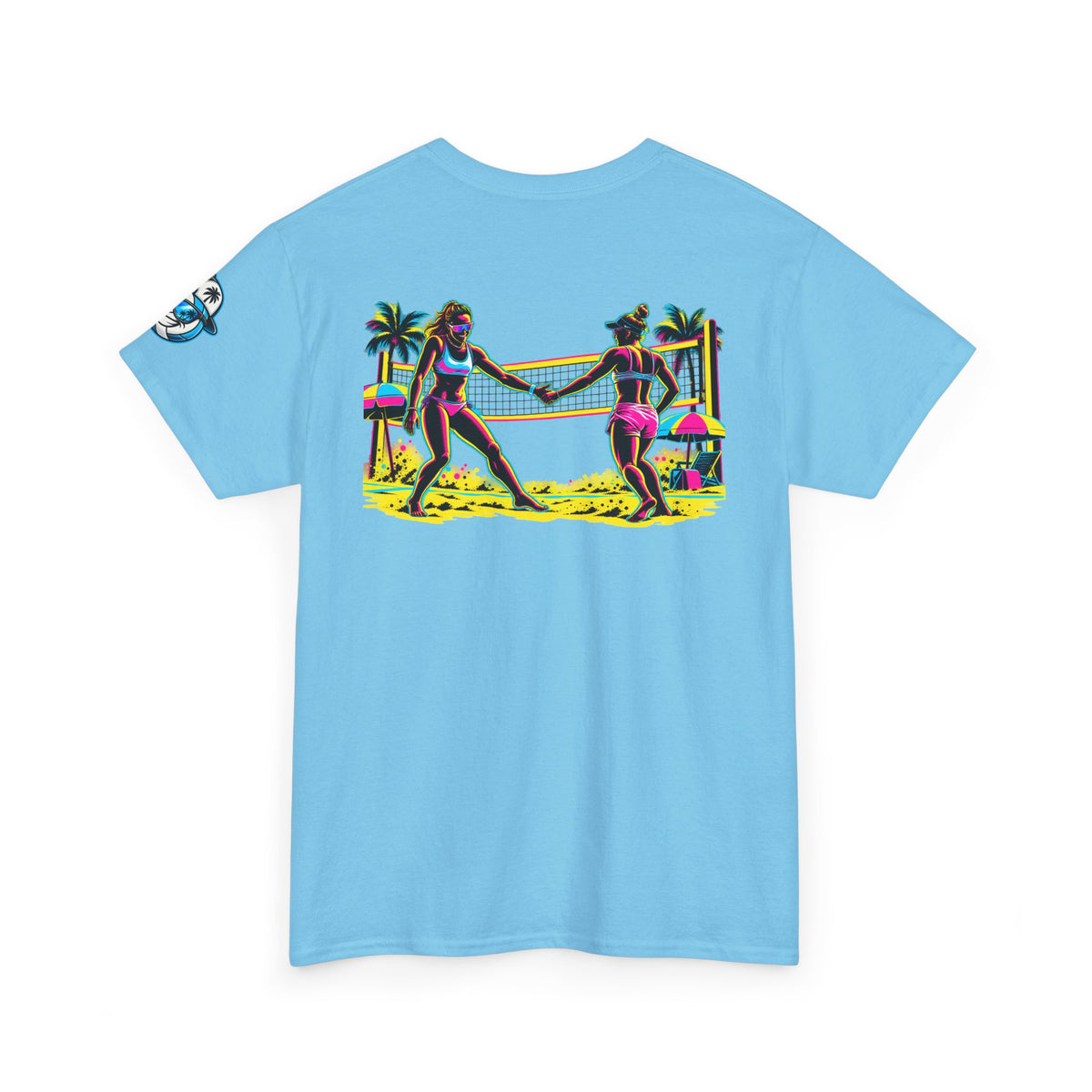 Beach Volleyball Tee — "Surface Beach Volleyball Club" Graphic T-Shirt