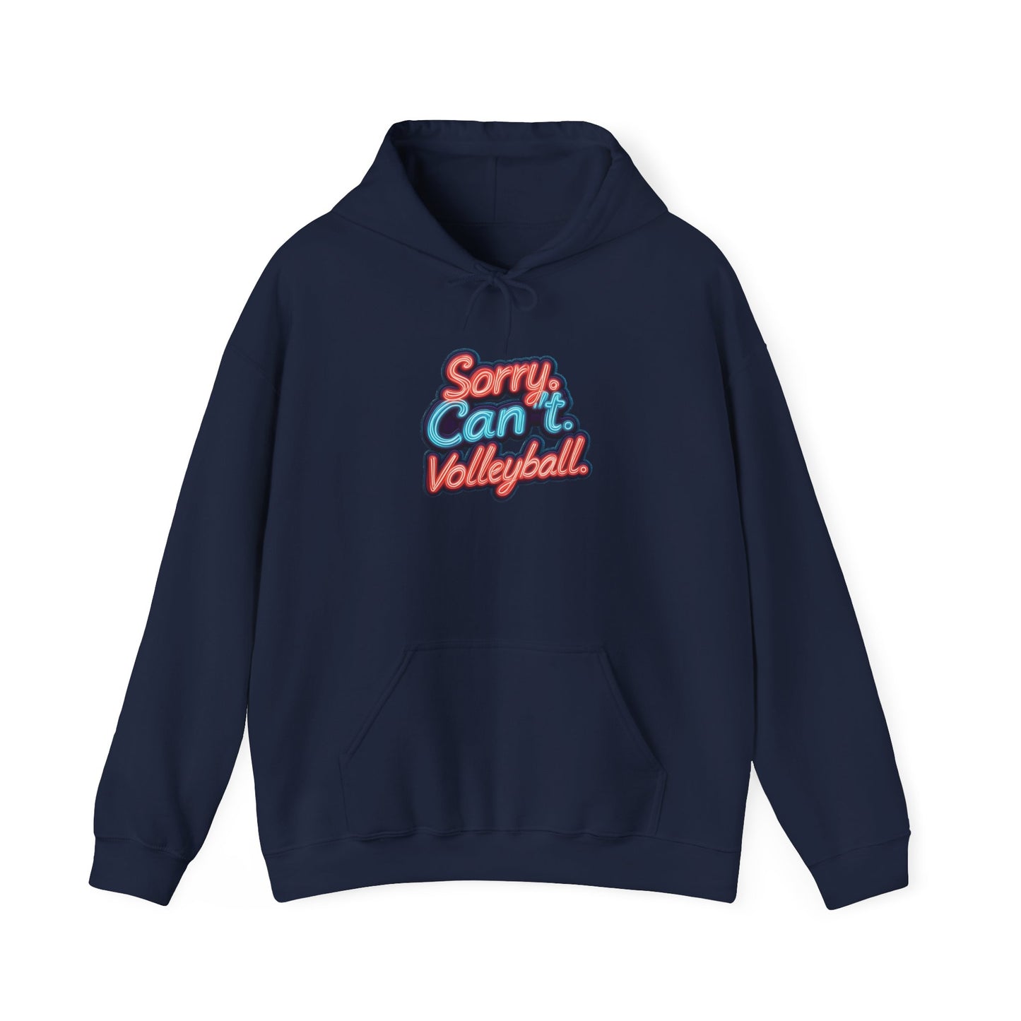 Sorry Can't Volleyball Unisex Heavy Blend™ Hooded Sweatshirt