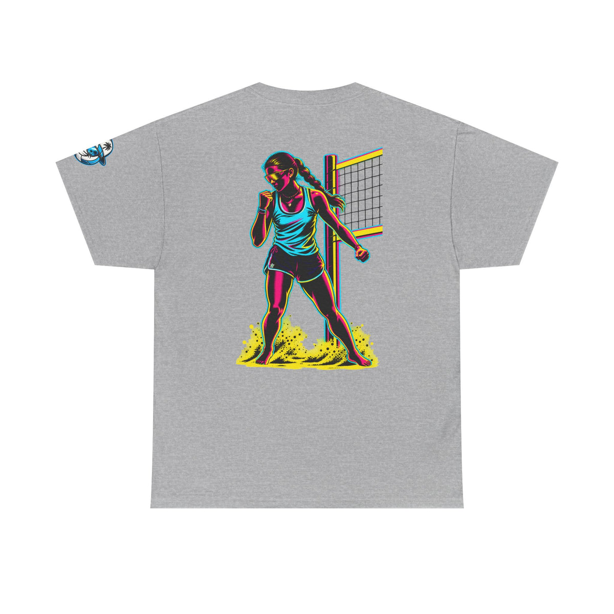 Beach Volleyball Tee — "Surface" Club Graphic T-Shirt