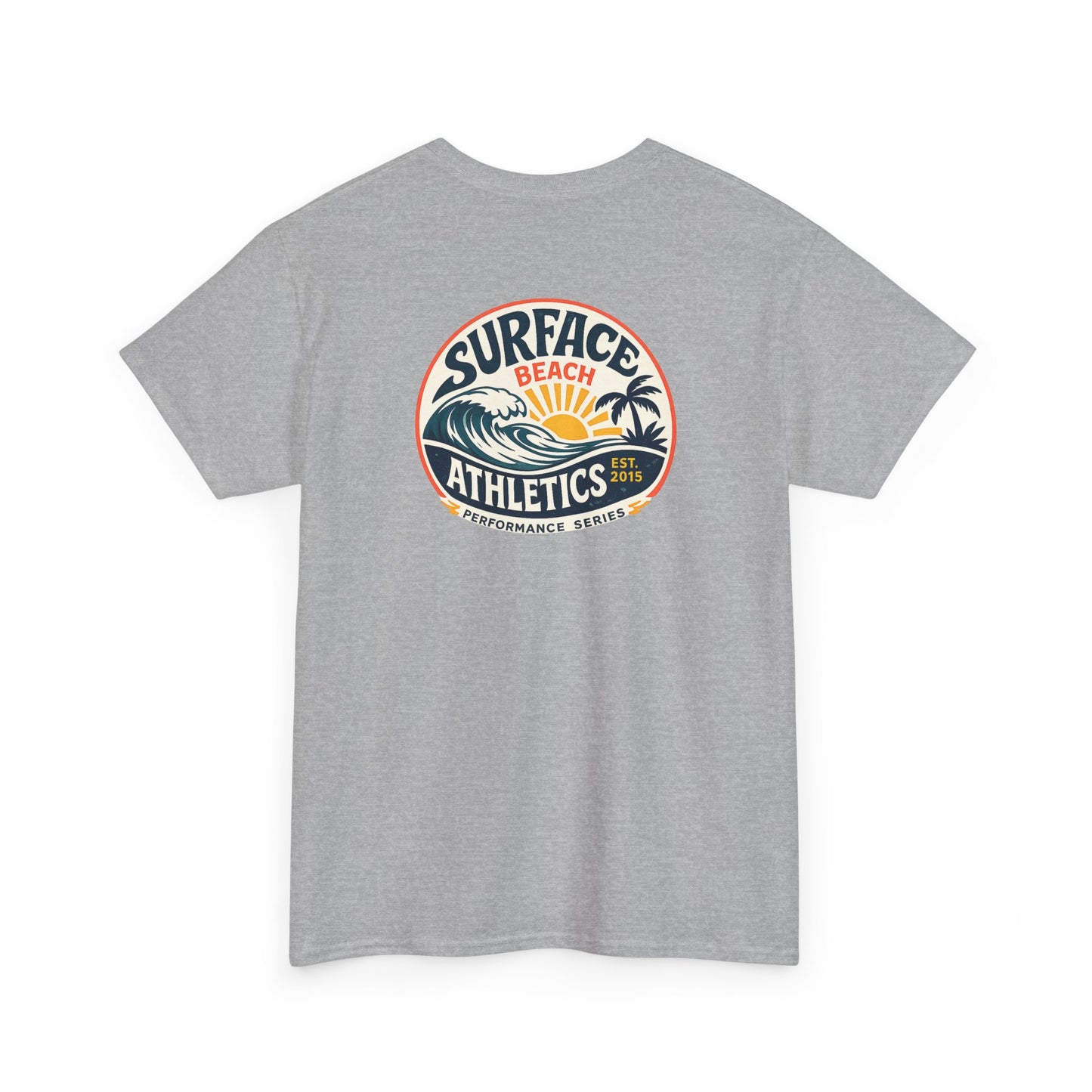Surface Athletics Beach T‑Shirt — Vintage Surf Logo Tee
