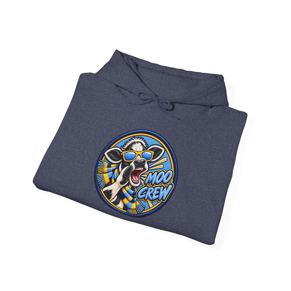 Moo Crew WI Team Cow Graphic Hoodie