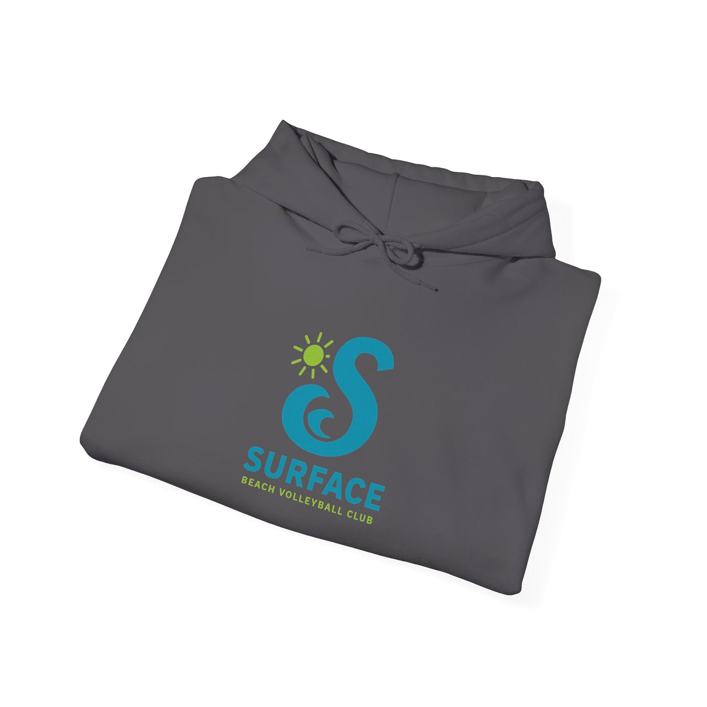 Wave Logo Surface Beach Volleyball Unisex Heavy Blend™ Hooded Sweatshirt
