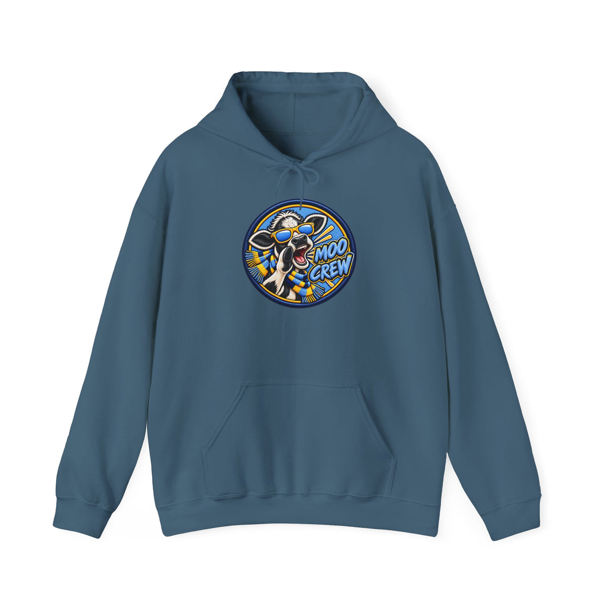 Moo Crew WI Team Cow Graphic Hoodie