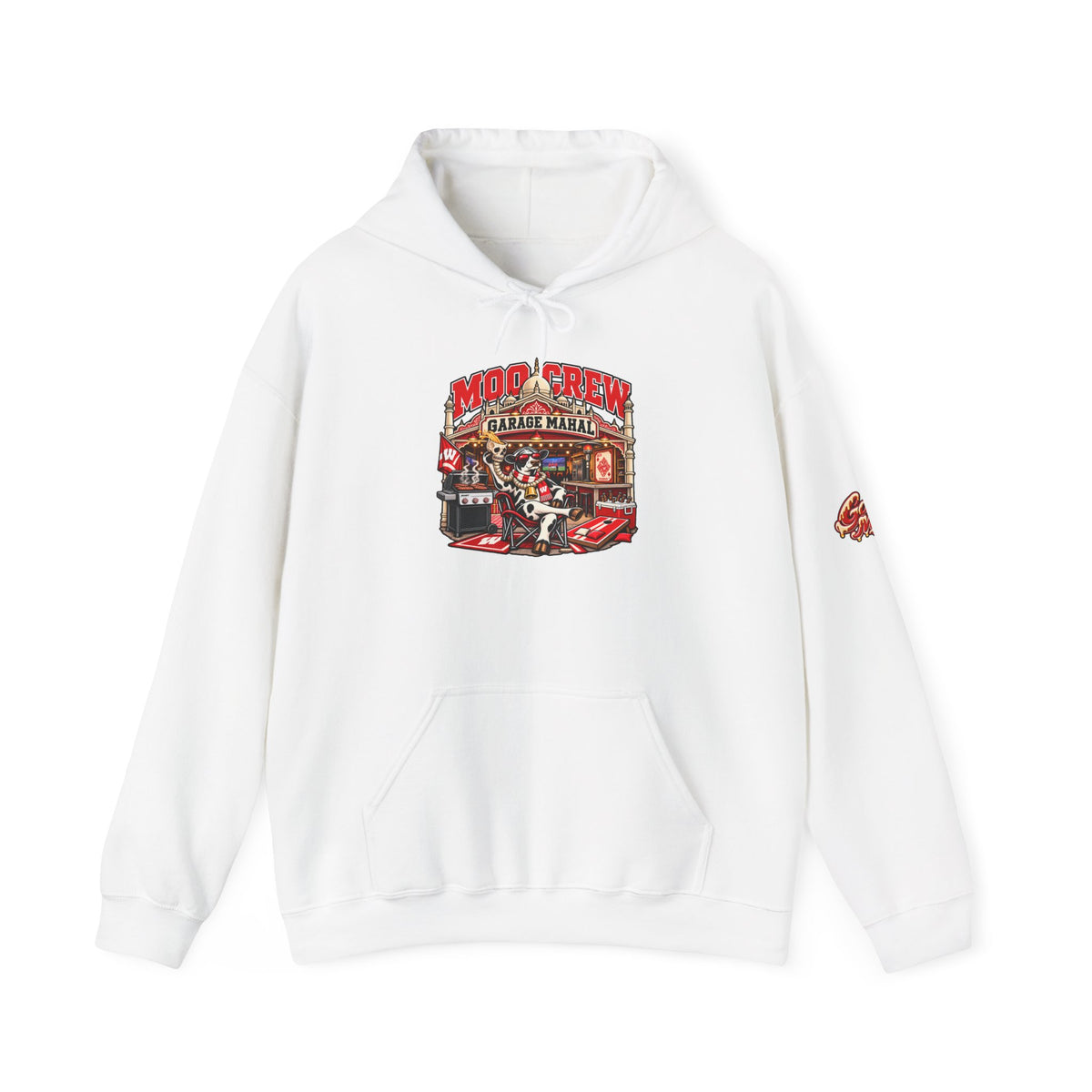 Moo Crew Garage Mahal Game Day Pregame Graphic Hoodie