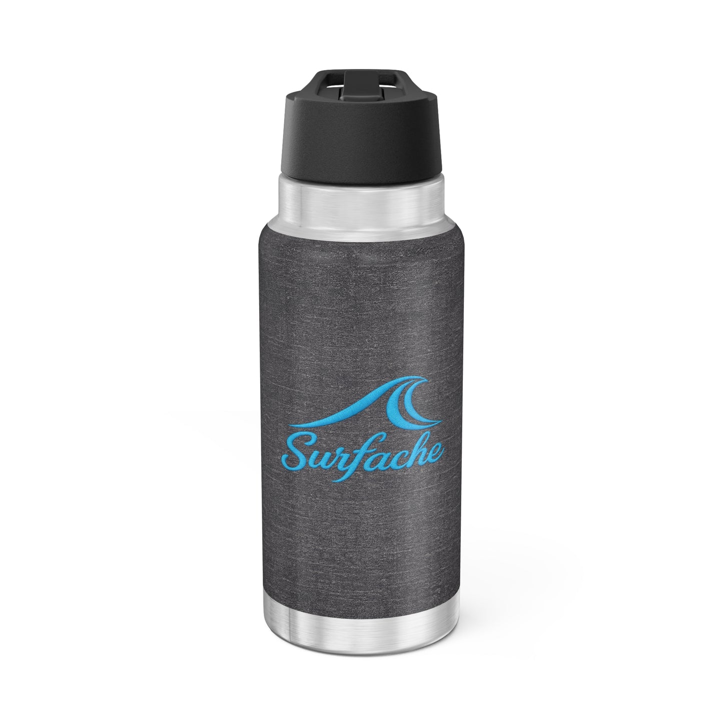 32oz Surfache Gator Tumbler — Insulated Stainless Steel Water Bottle with Wave Logo