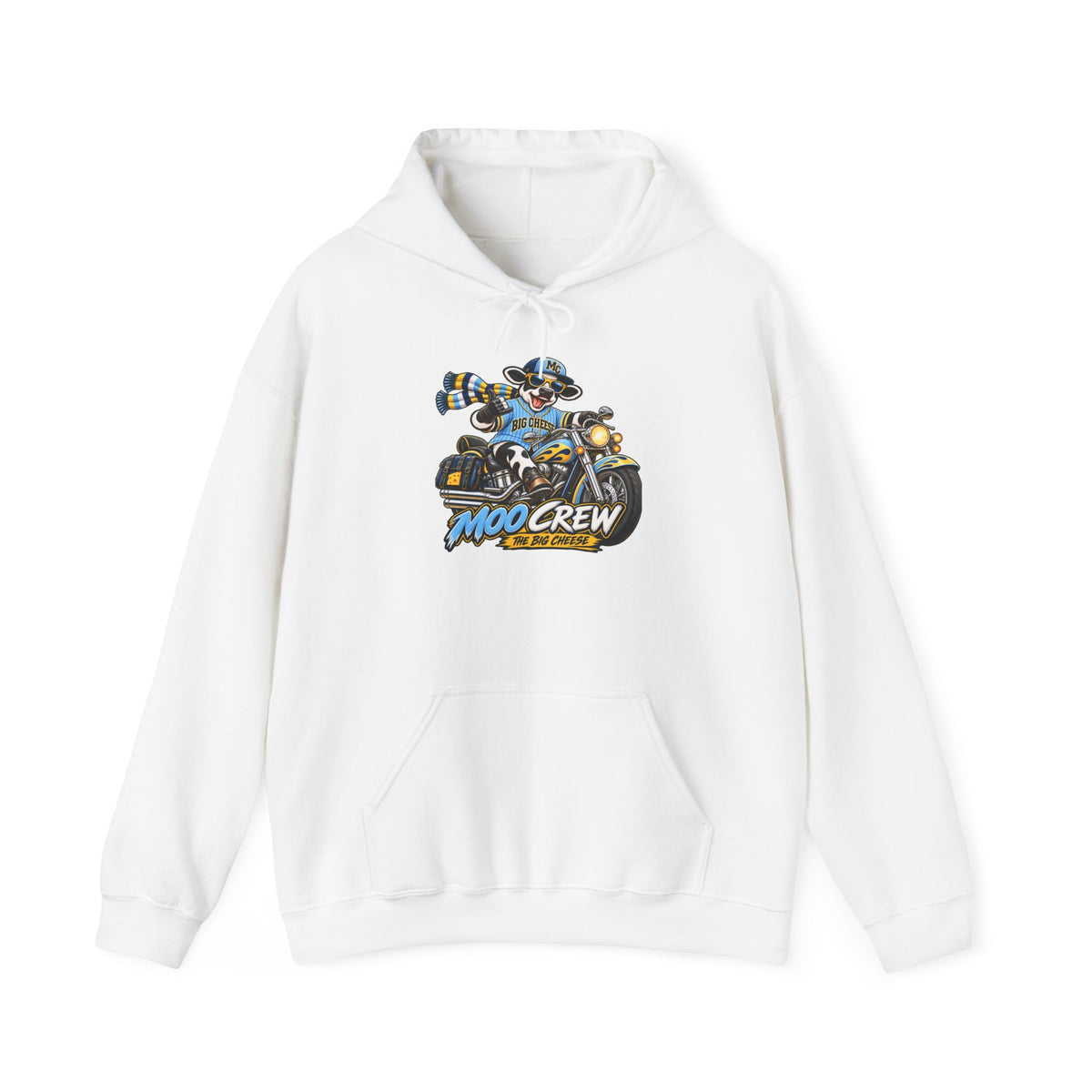 Moto Crew Motorcycle Graphic Hoodie”The Big Cheese”