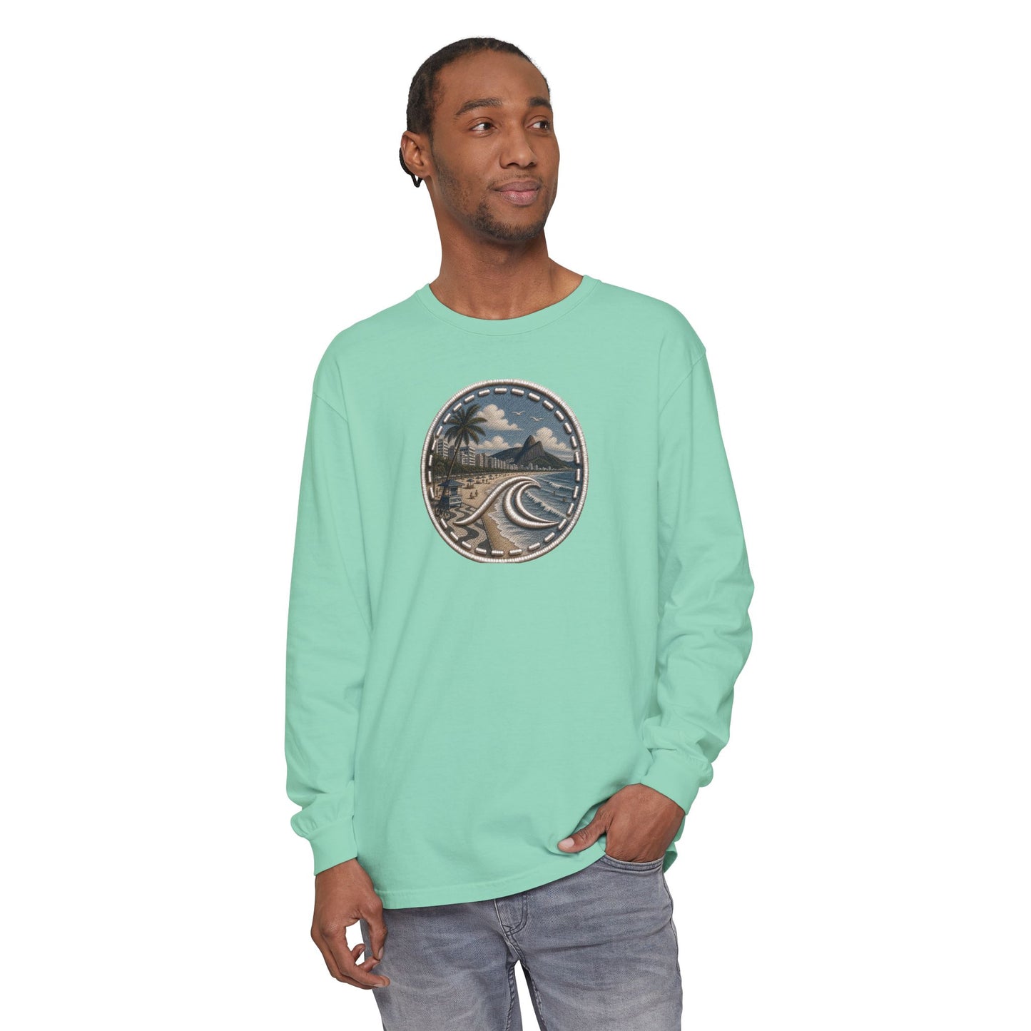 Surfache Ipanema Icon Long Sleeve Tee —Destination Graphic T-Shirt