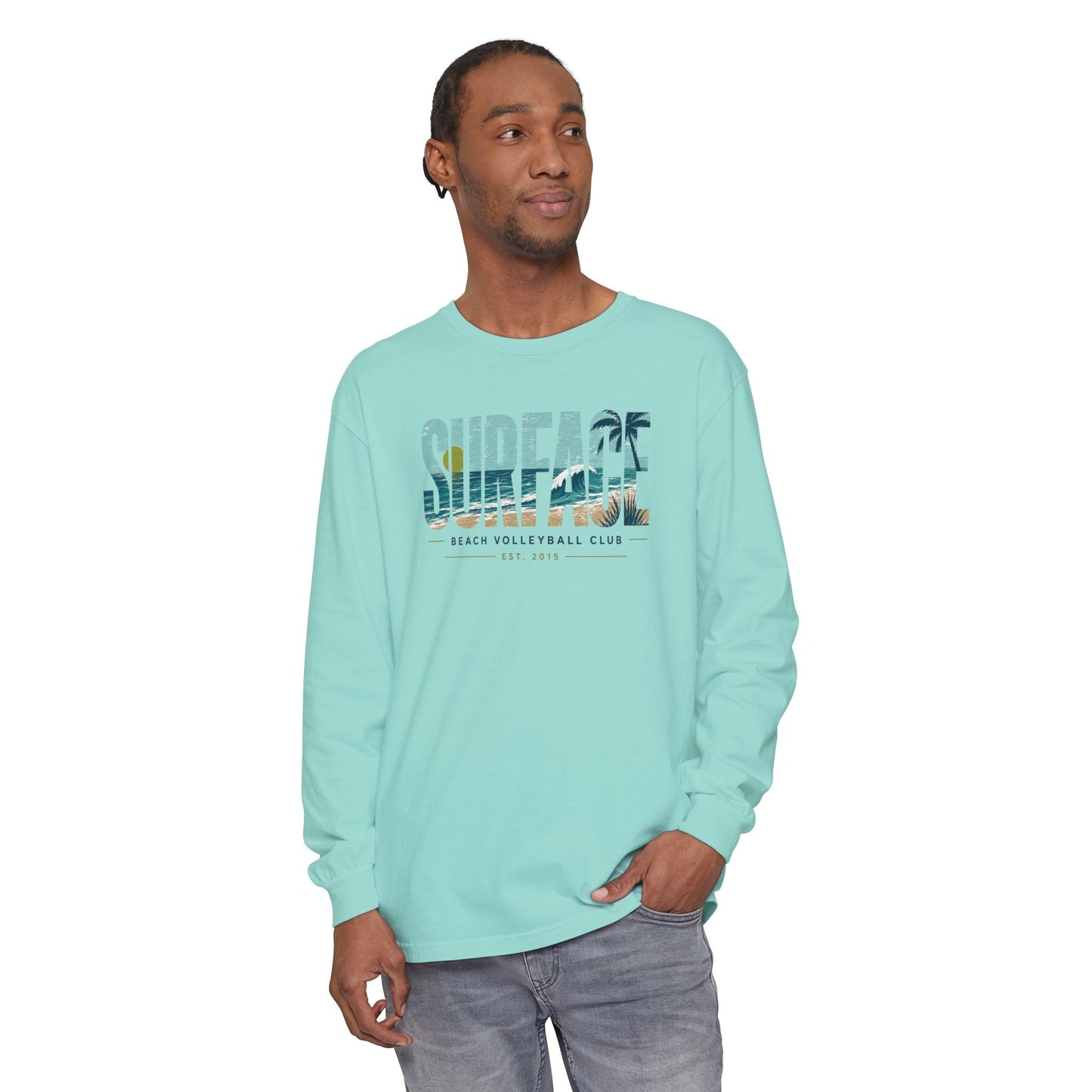 Surfside Beach Volleyball Club Long Sleeve Tee