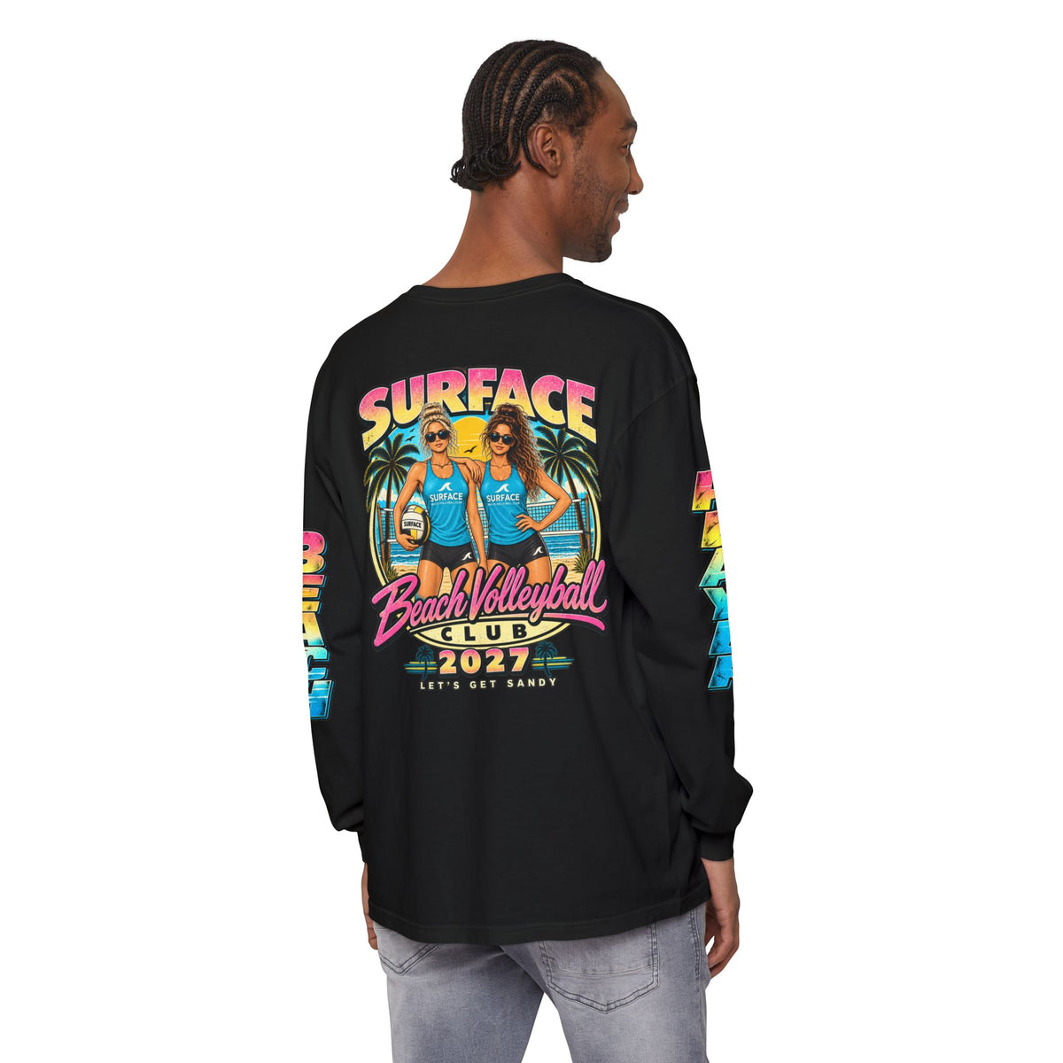 Surface Beach Volleyball Club 2027 Long Sleeve Tee