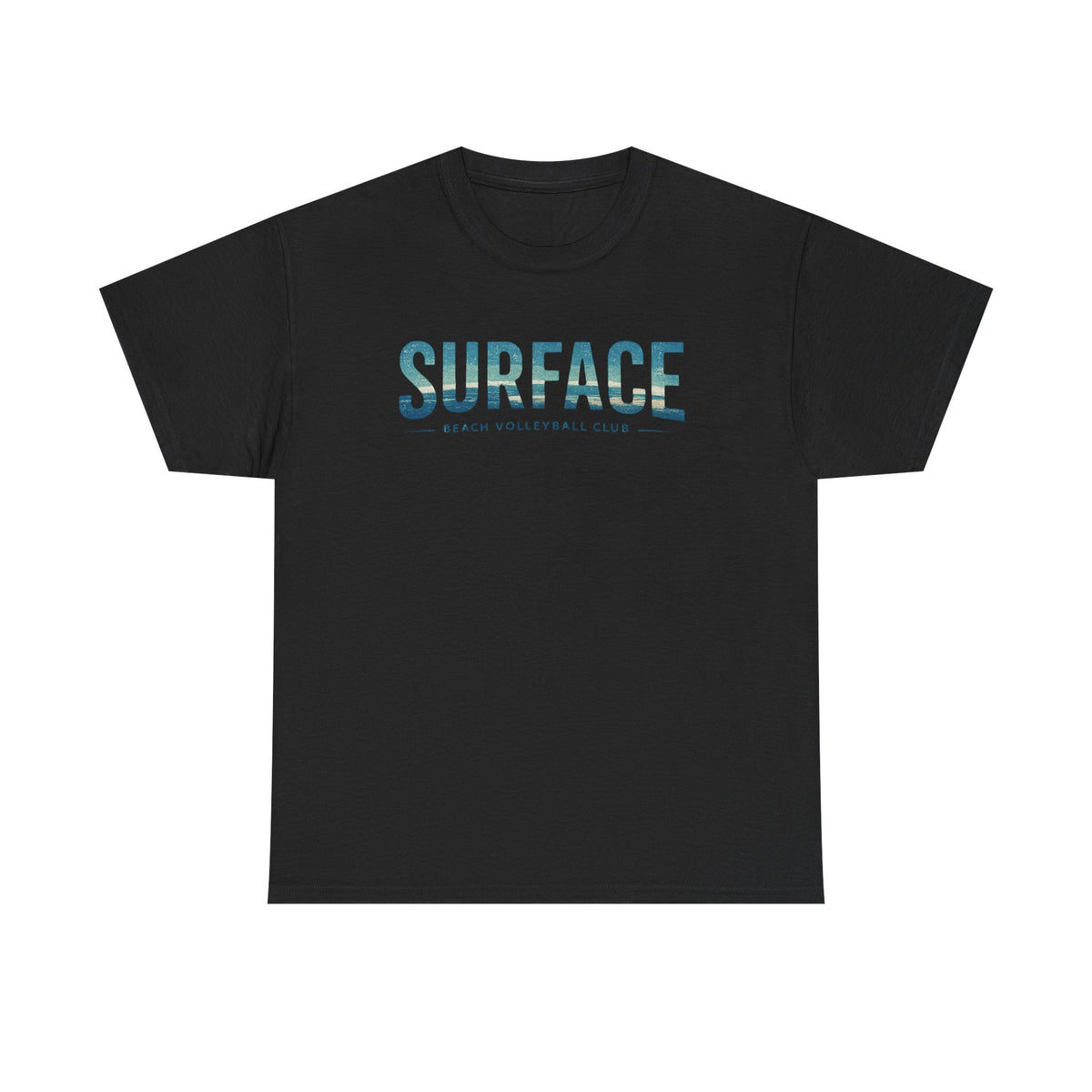 Surface Beach Club T-Shirt — Vintage Palm & Wave Logo Tee