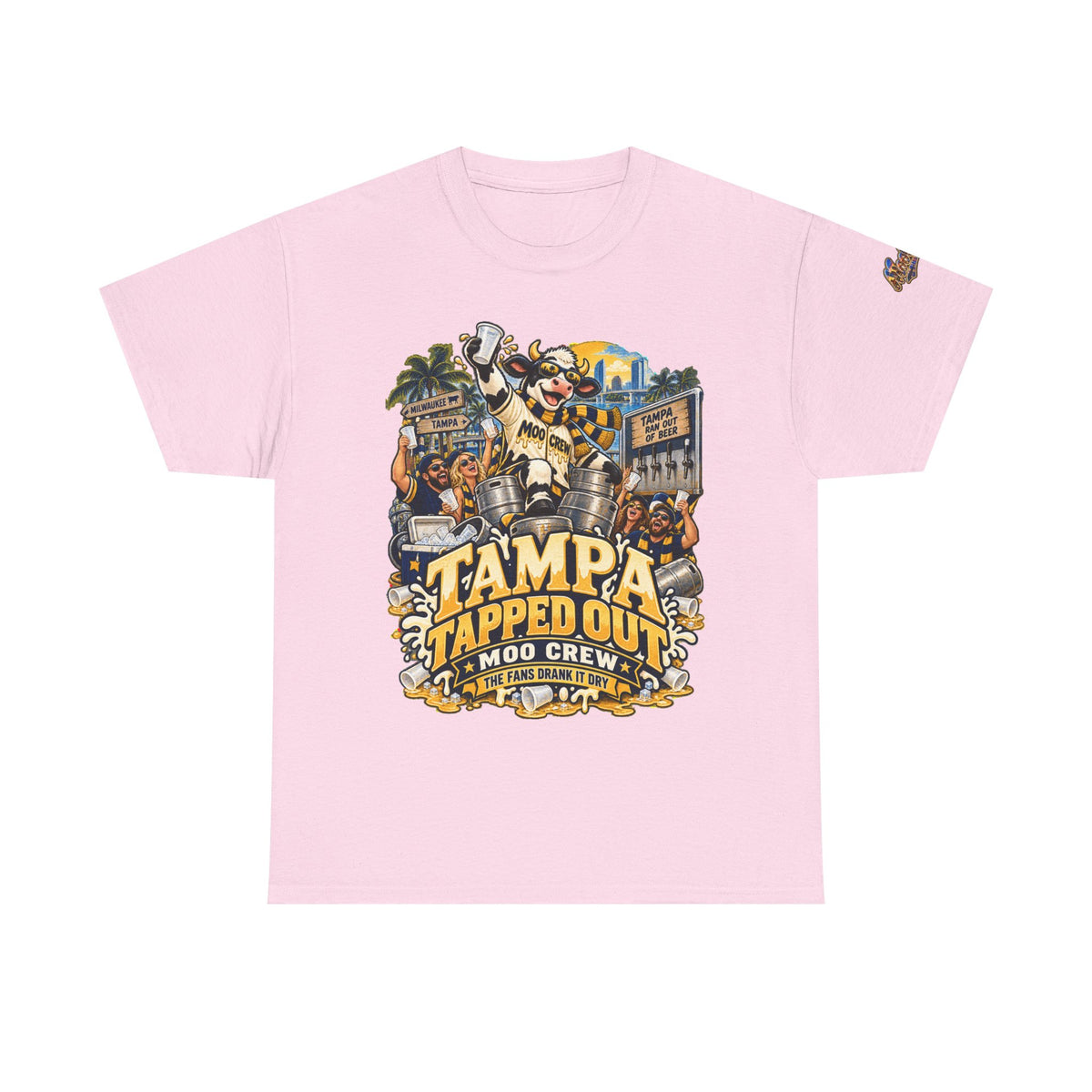 Moo Crew Tampa Tapped Craft Beer Graphic Tee