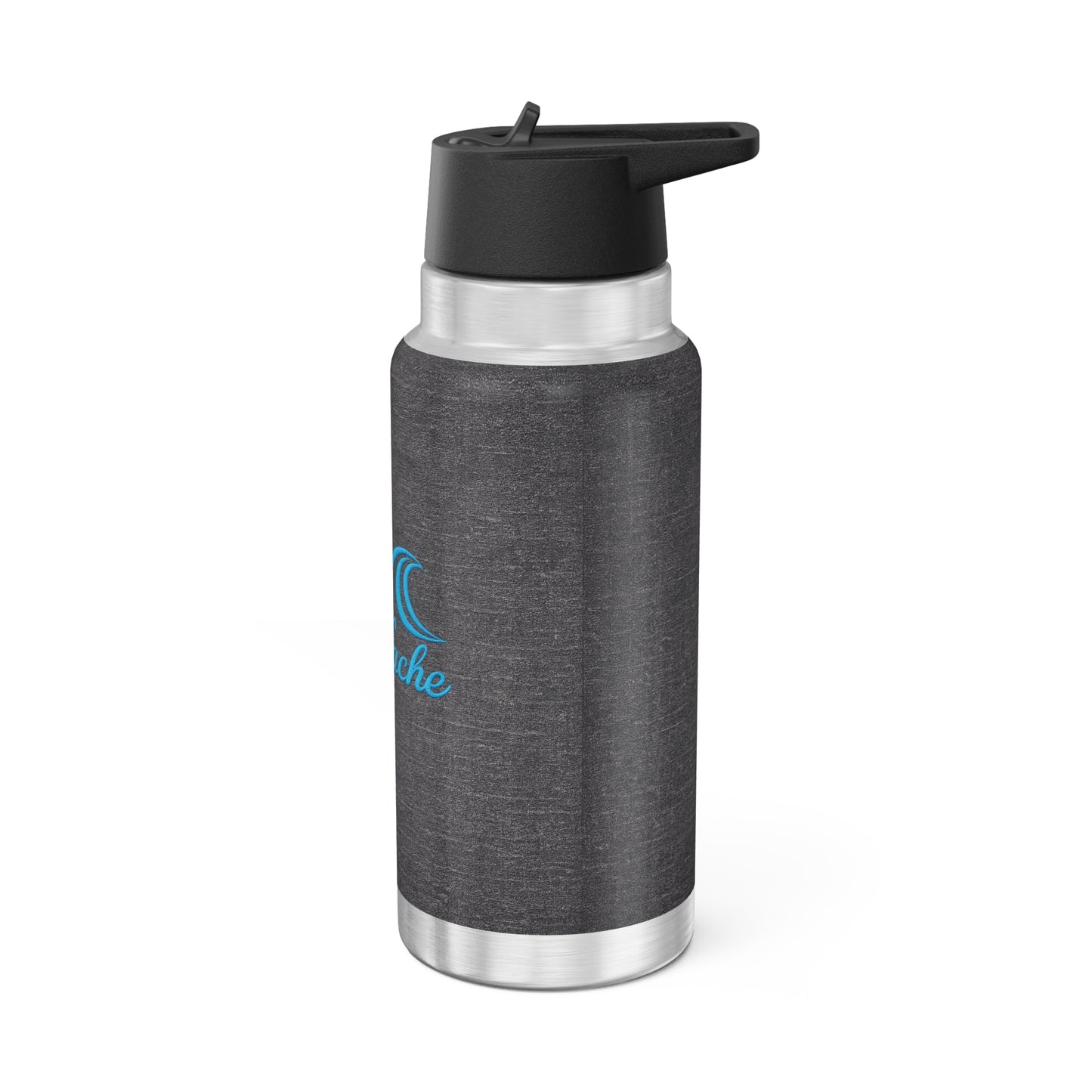 32oz Surfache Gator Tumbler — Insulated Stainless Steel Water Bottle with Wave Logo