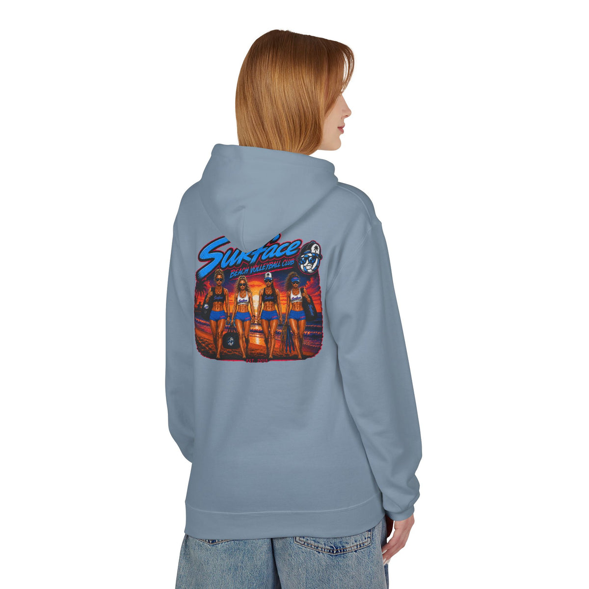 Surface Beach Volleyball Hoodie —Sunset Nights Pullover