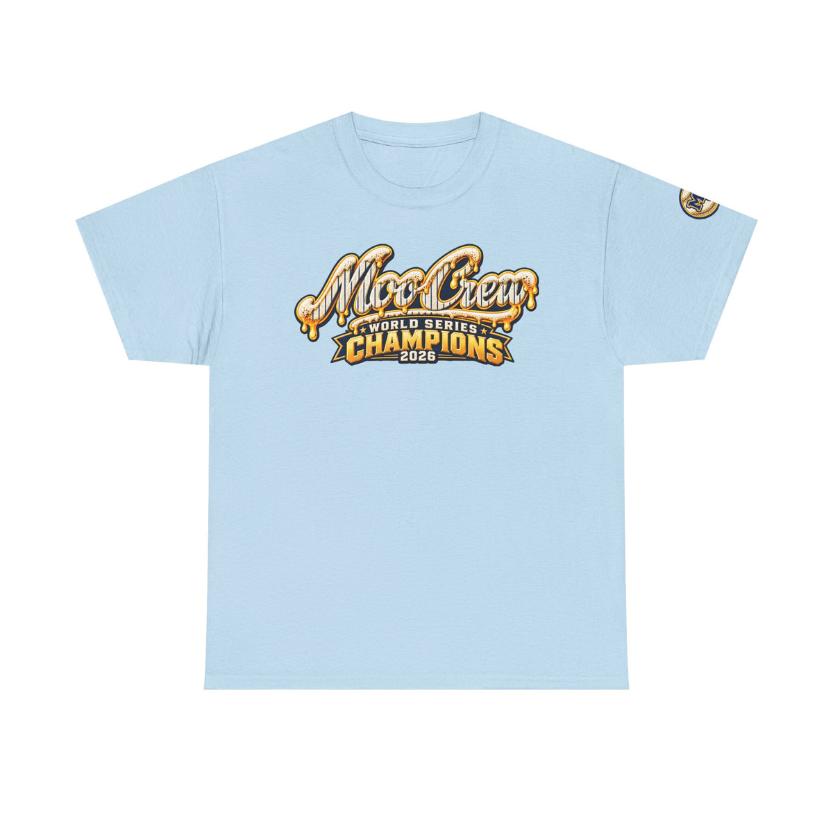 Moo Crew World Series Champions 2026 Baseball T-Shirt
