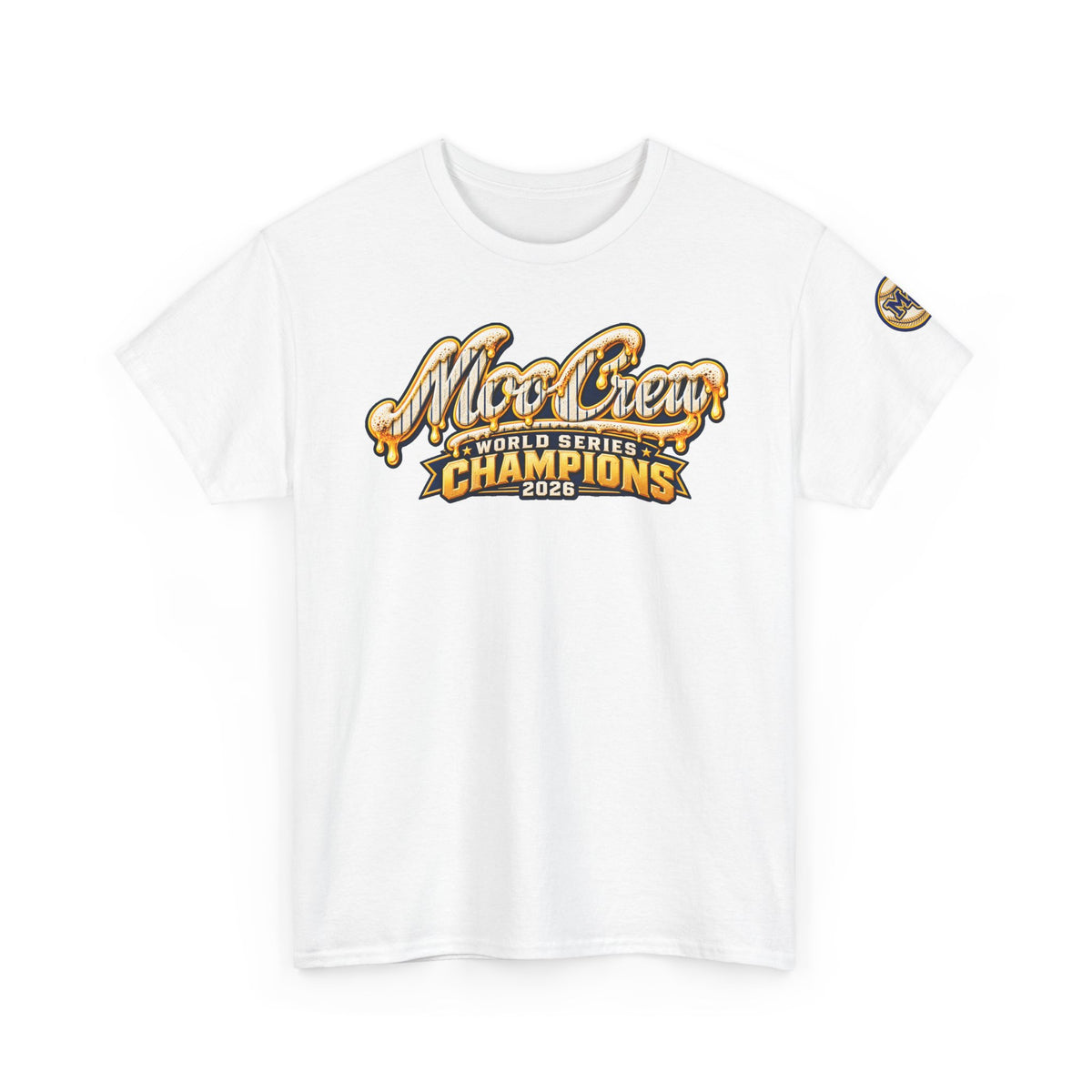 Moo Crew World Series Champions 2026 Baseball T-Shirt