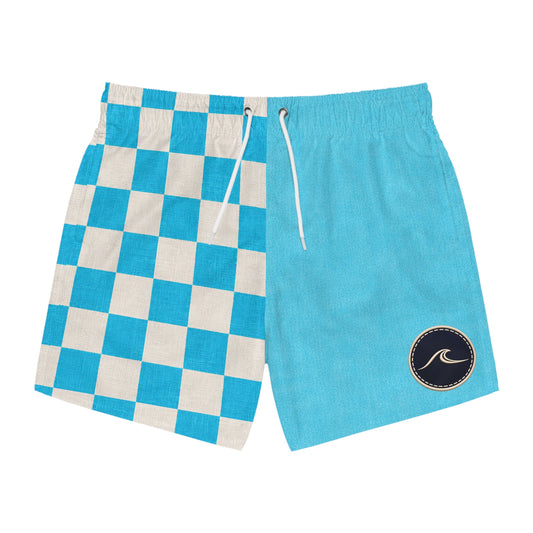 Surfache Checkerboard Swim Trunks –Beach Shorts