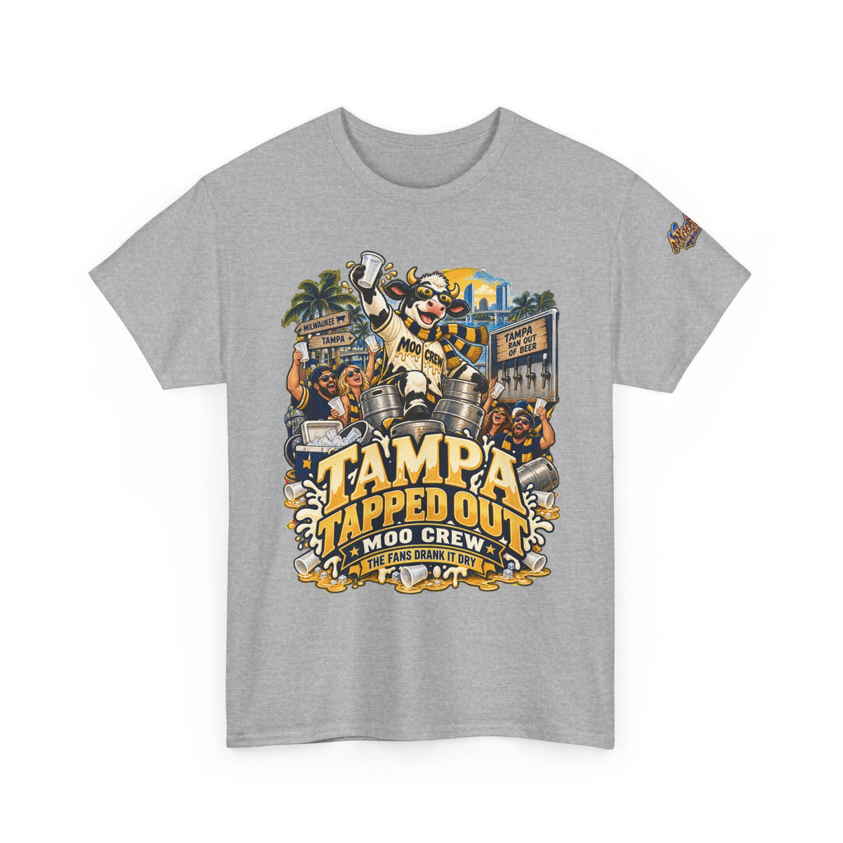 Moo Crew Tampa Tapped Craft Beer Graphic Tee