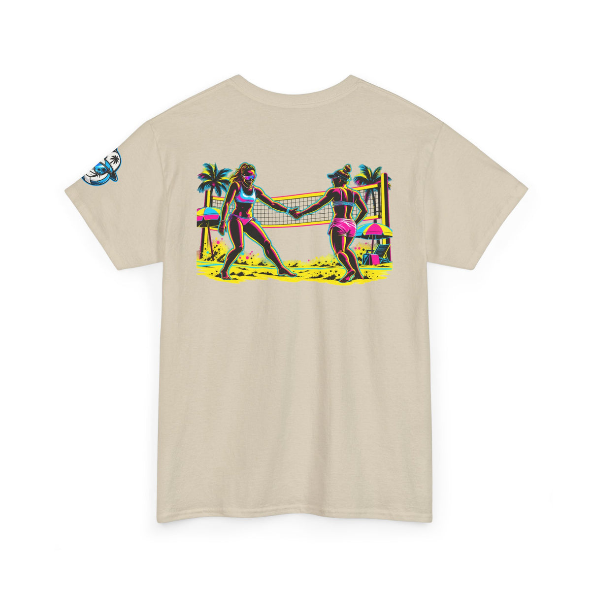Beach Volleyball Tee — "Surface Beach Volleyball Club" Graphic T-Shirt
