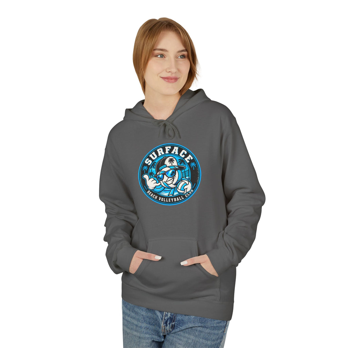Surface Beach Volleyball Hoodie — Graphic Pullover