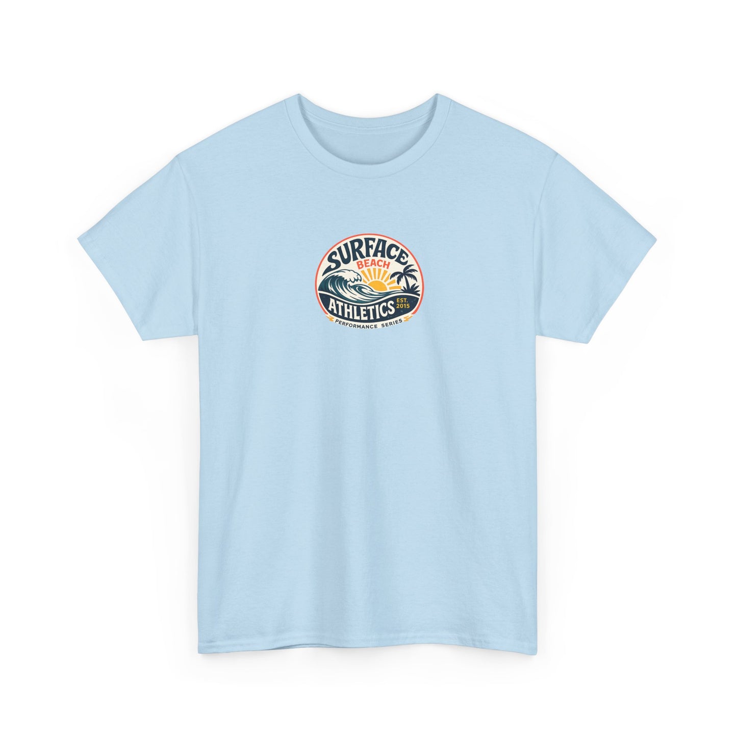 Surface Athletics Beach T‑Shirt — Vintage Surf Logo Tee