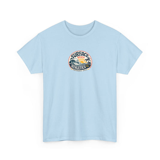 Surface Athletics Beach T‑Shirt — Vintage Surf Logo Tee