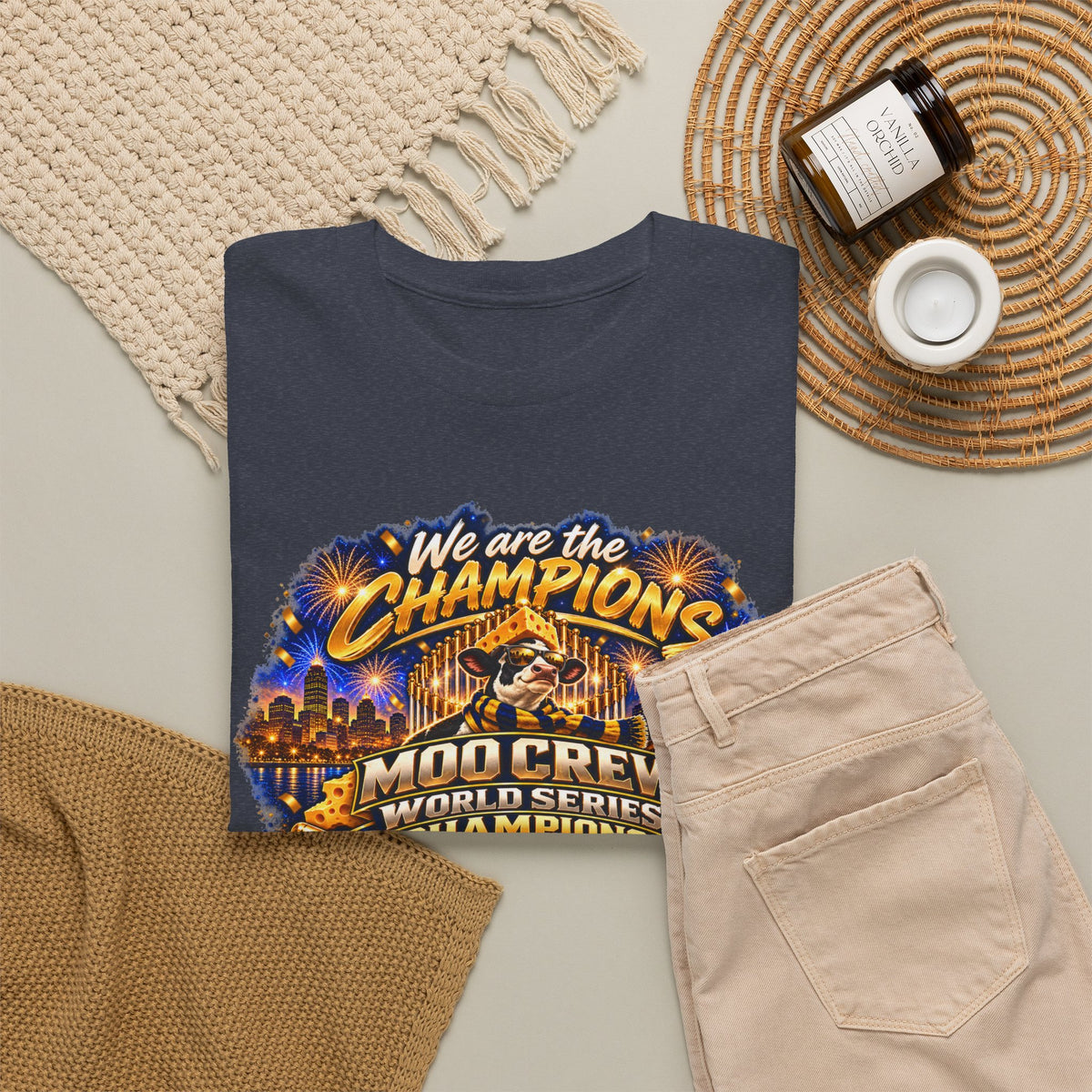 We Are the Champions MOO Crew 2026 Champions T-Shirt