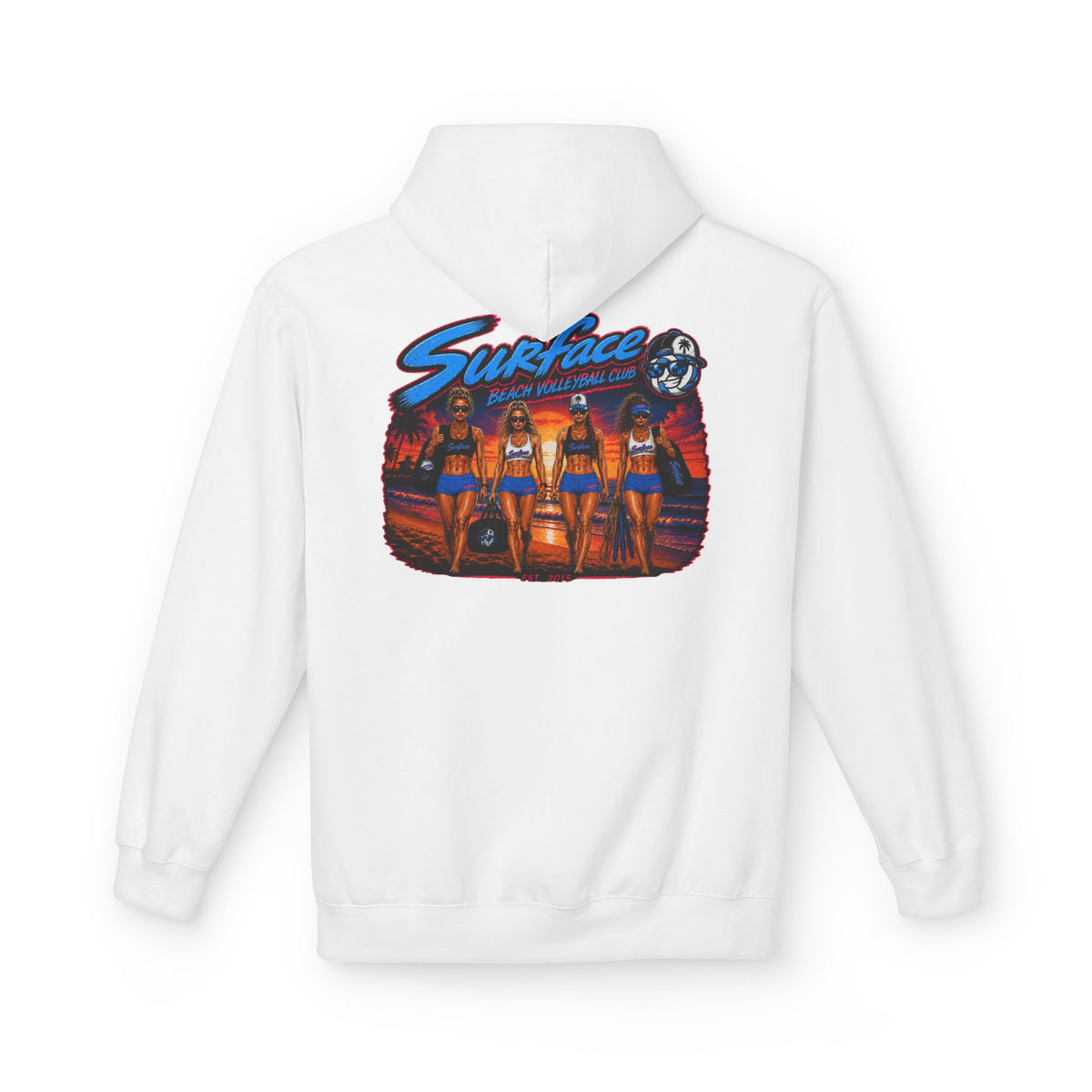 Surface Beach Volleyball Hoodie —Sunset Nights Pullover
