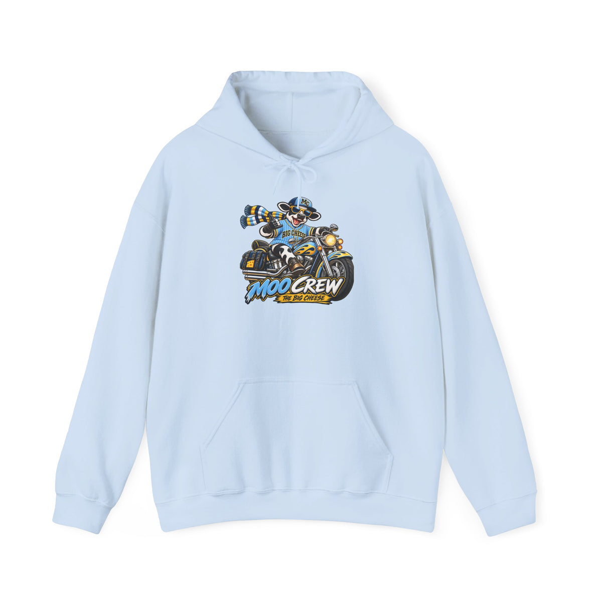 Moto Crew Motorcycle Graphic Hoodie”The Big Cheese”