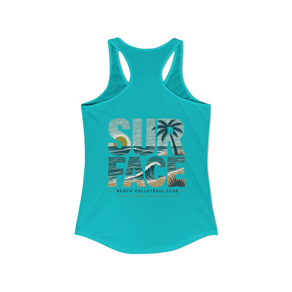 Surface Beach Volleyball Club Women's Racerback Tank - Beach Vibes