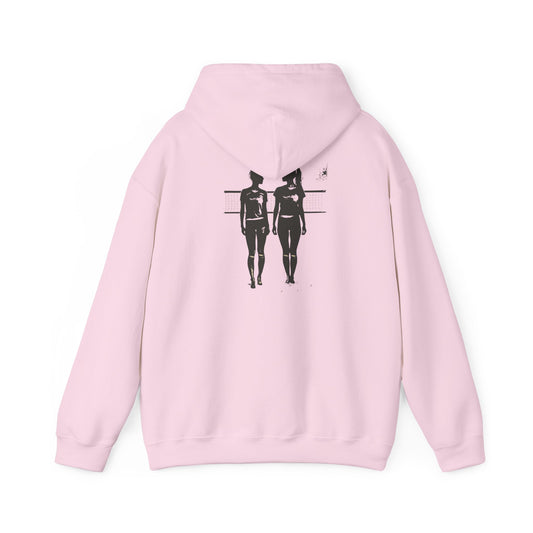 “Partners” Surface Beach Volleyball Club Unisex Heavy Blend™ Hooded Sweatshirt