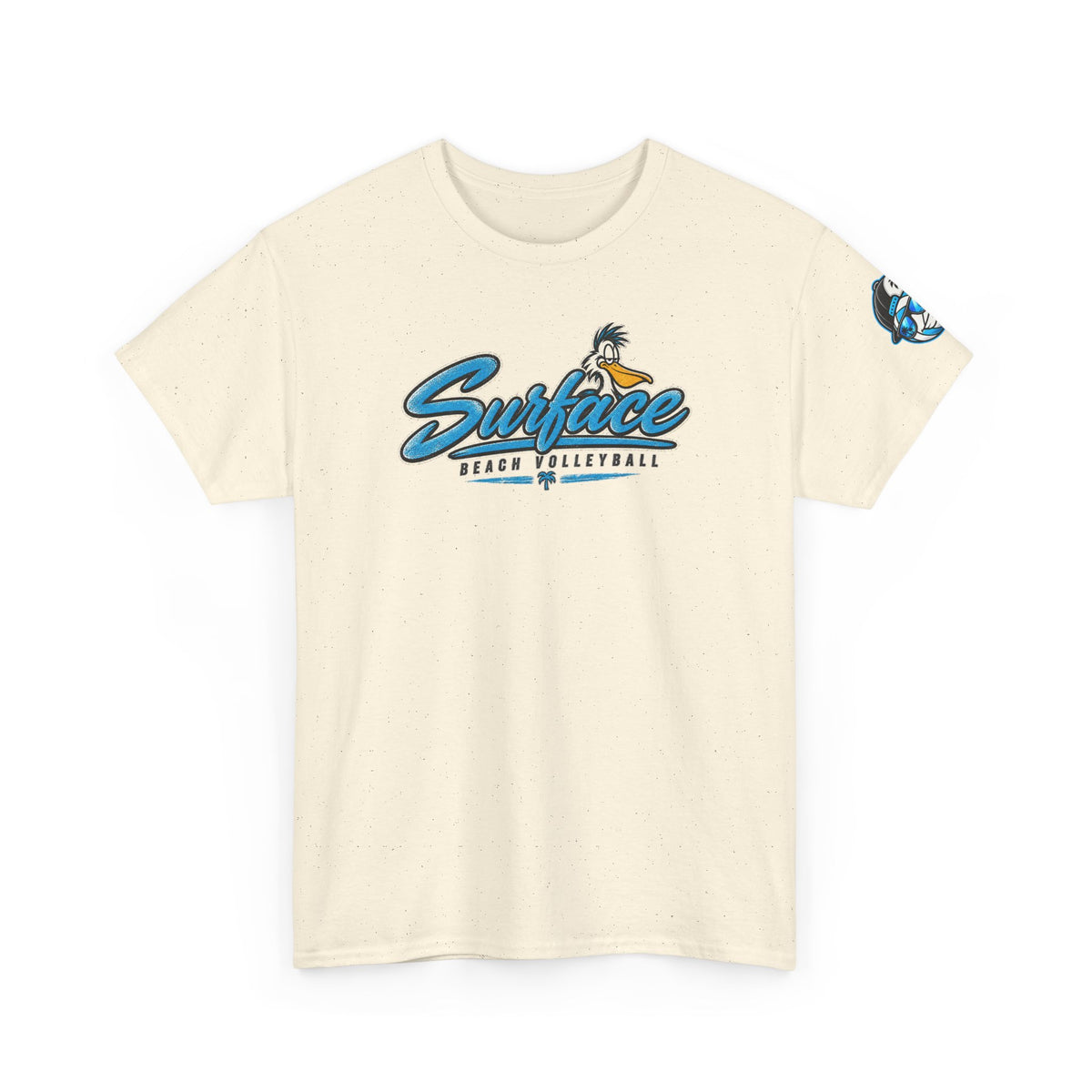 Surface Mascot T-Shirt — Retro Beach Surf Logo Tee