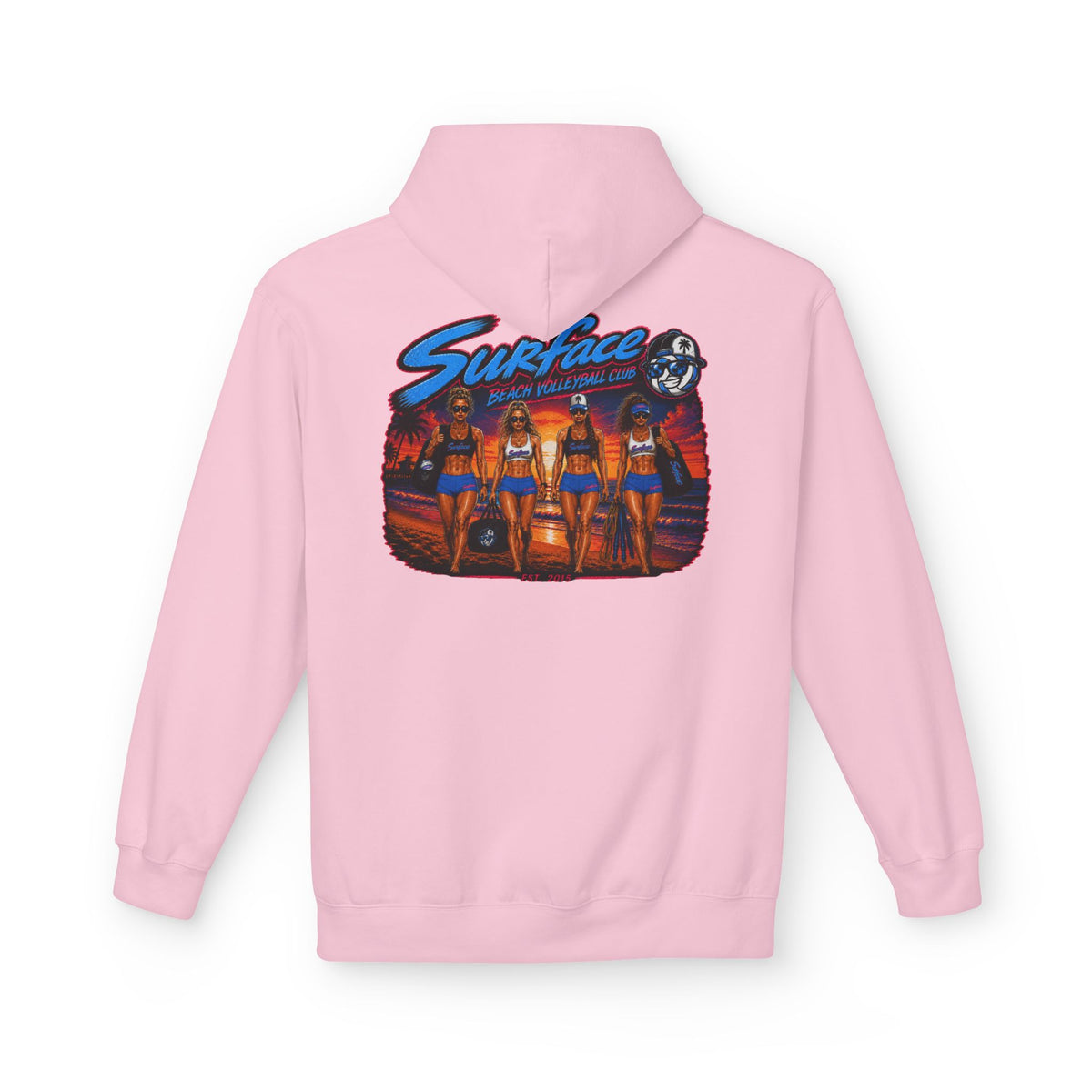 Surface Beach Volleyball Hoodie —Sunset Nights Pullover