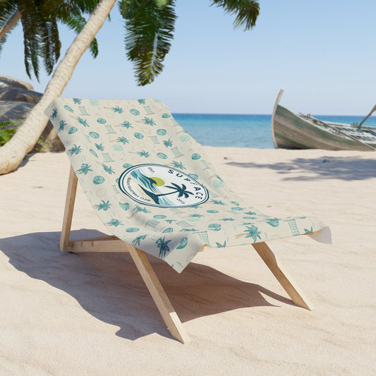 Surface Surf Club Palm Tree Beach Towel