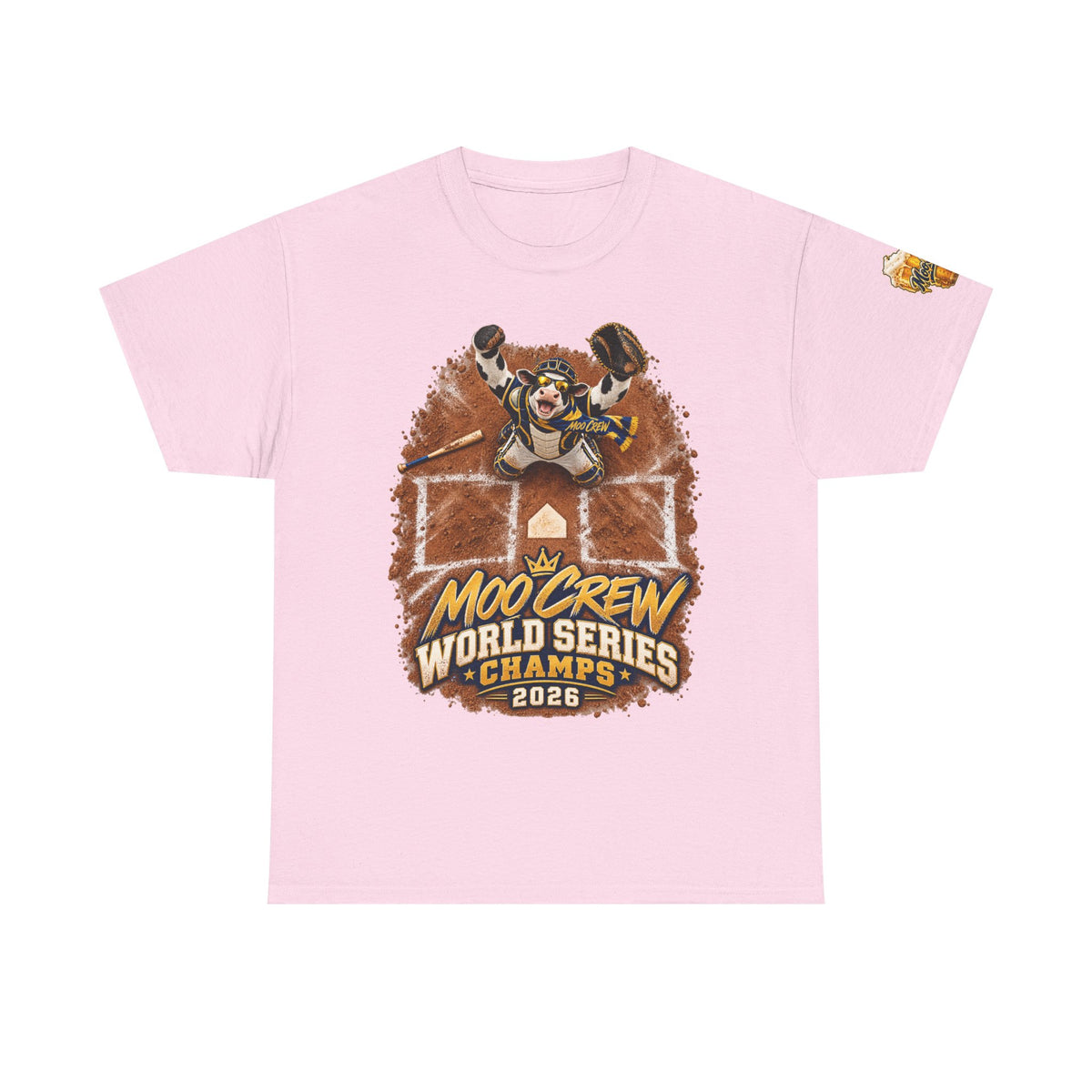 Moo Crew World Series Champs 2026 Baseball T-Shirt