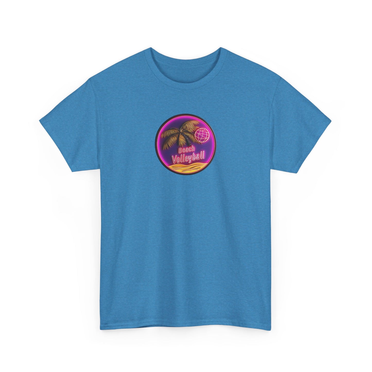 Beach Volleyball Unisex Heavy Cotton Tee