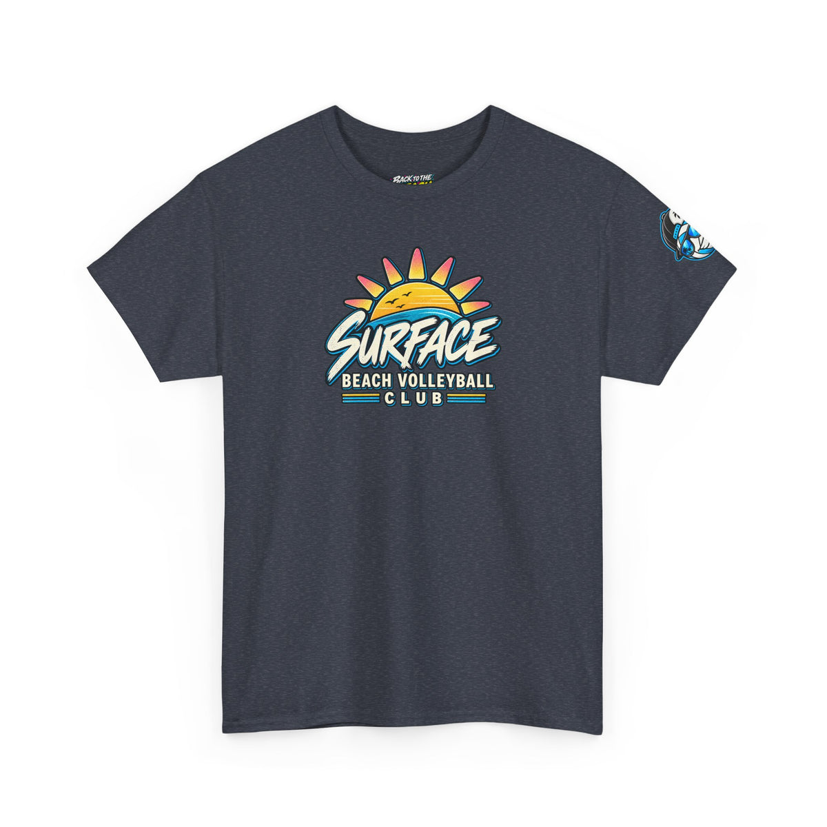 Beach Volleyball Tee — "Surface" Club Graphic T-Shirt