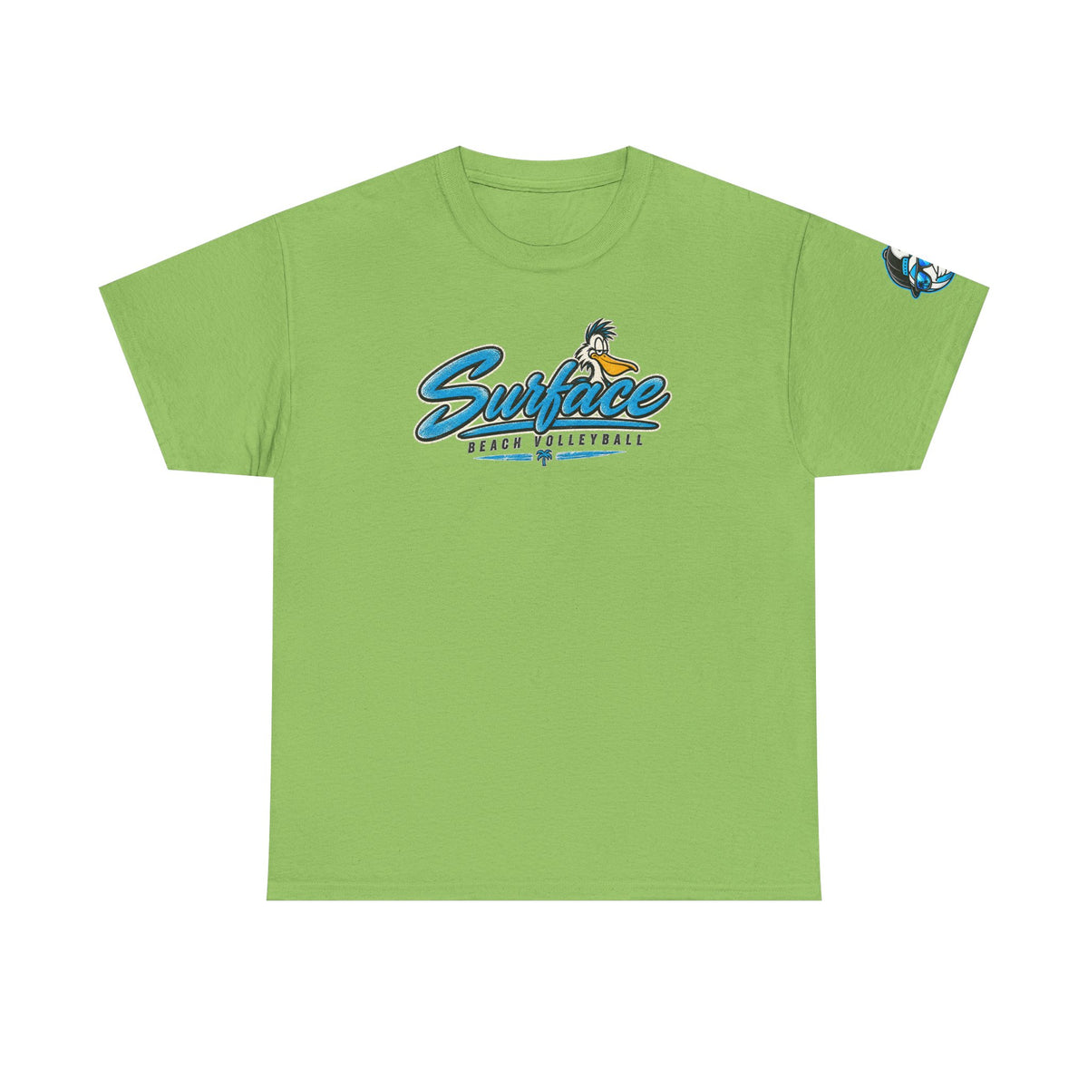 Surface Mascot T-Shirt — Retro Beach Surf Logo Tee