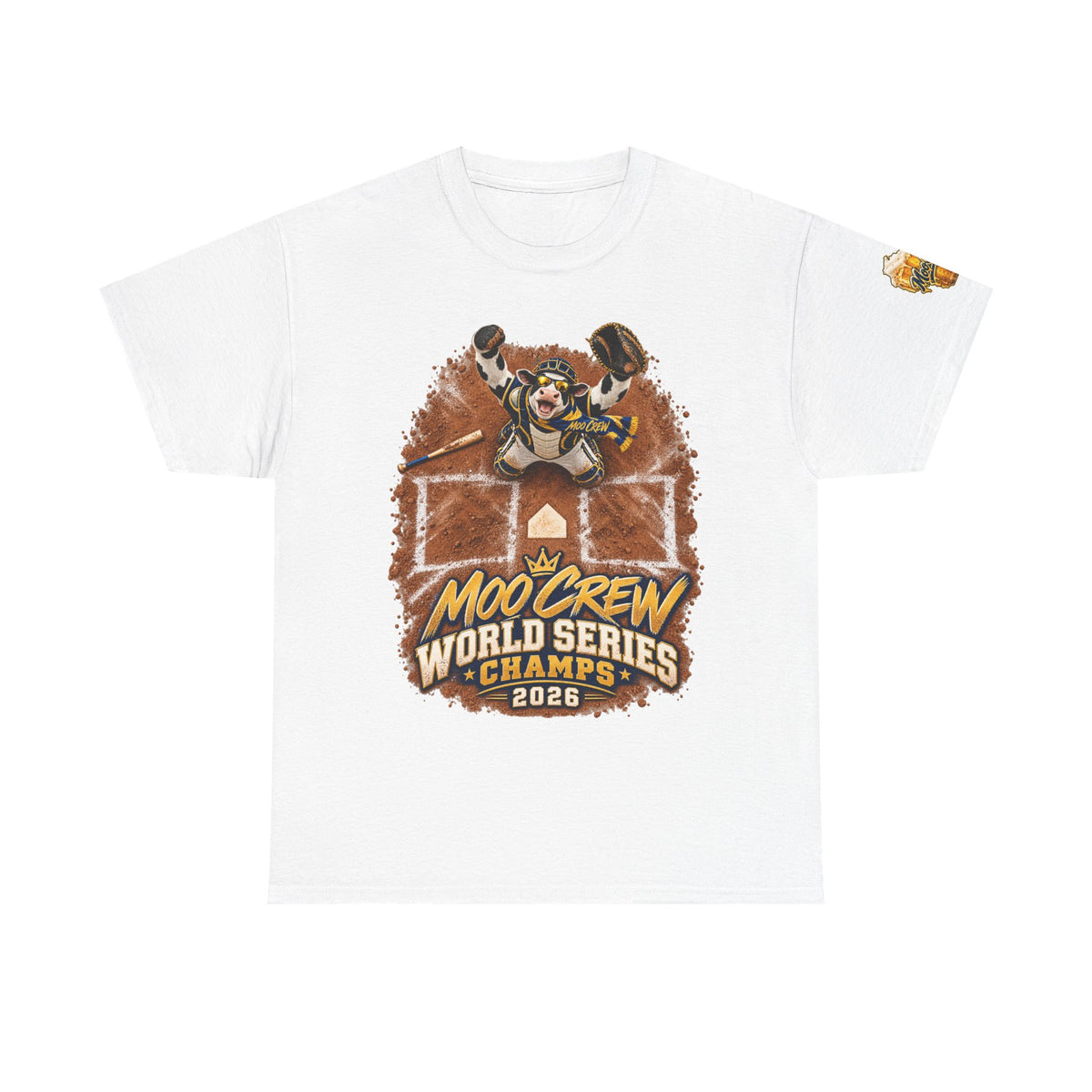 Moo Crew World Series Champs 2026 Baseball T-Shirt