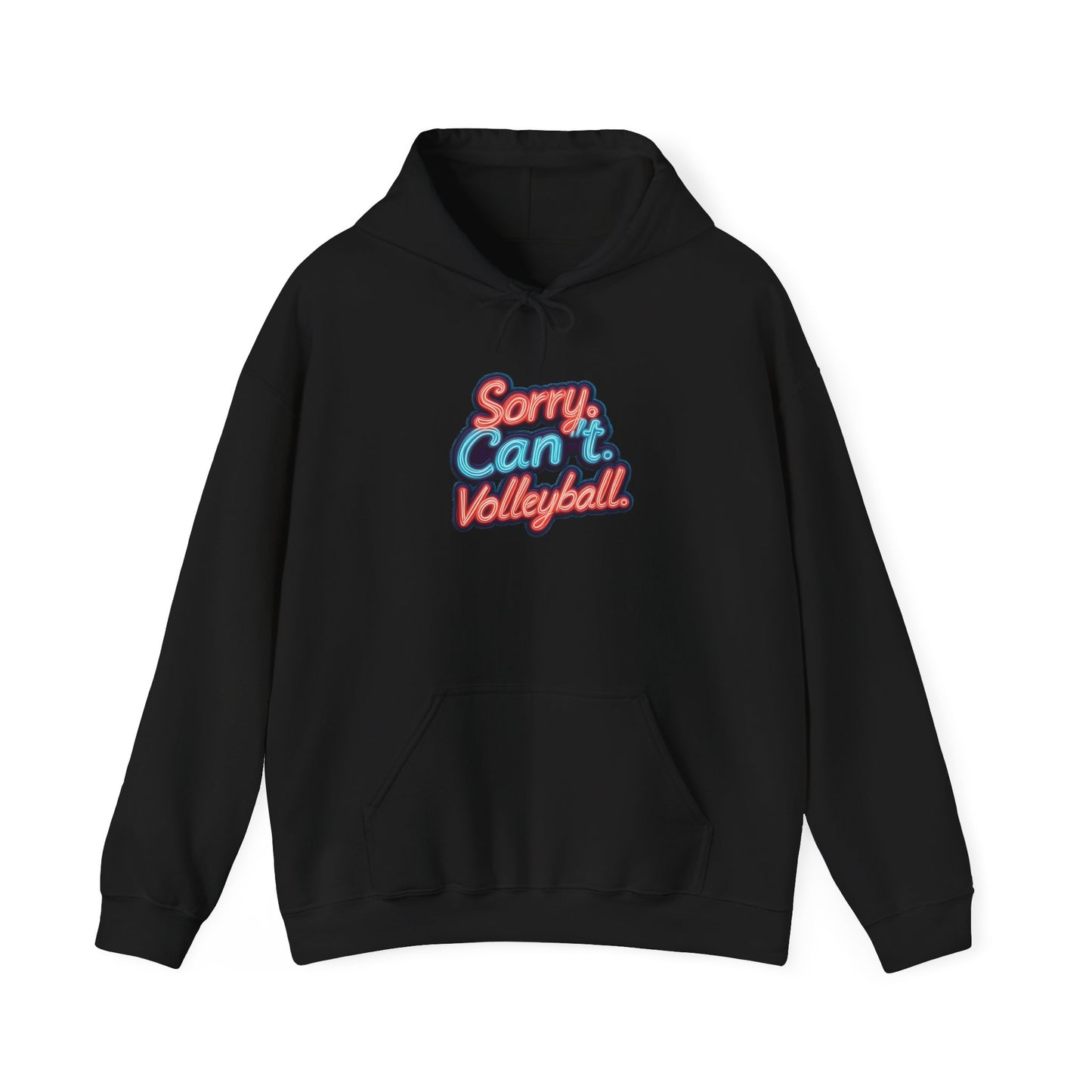 Sorry Can't Volleyball Unisex Heavy Blend™ Hooded Sweatshirt