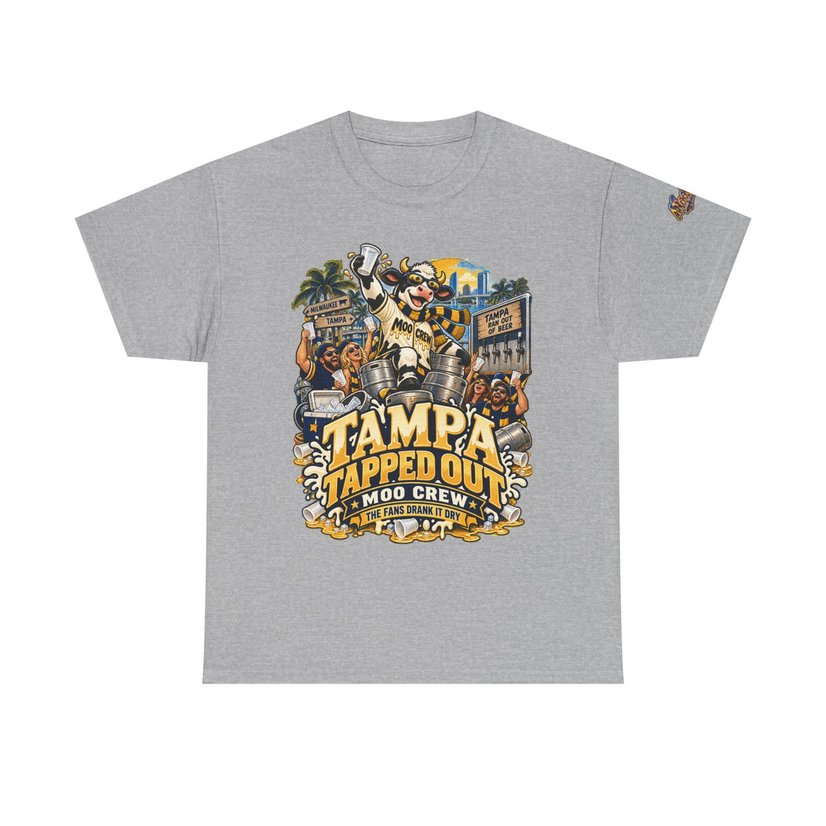 Moo Crew Tampa Tapped Craft Beer Graphic Tee