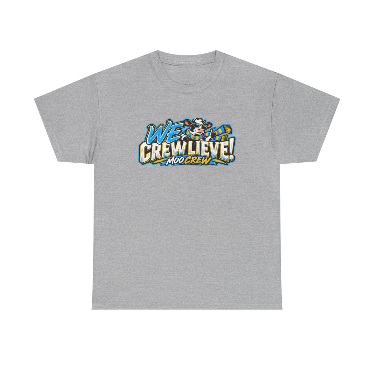 Moo Crew We Crewlieve! Graphic T-Shirt