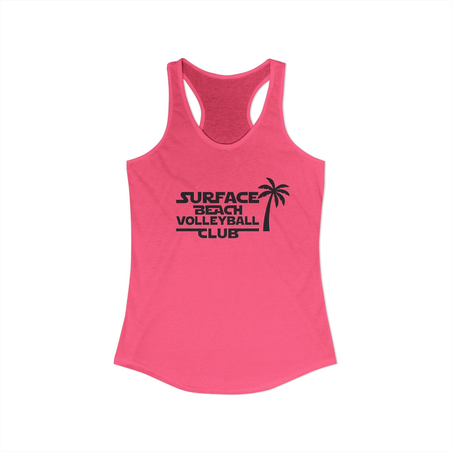 “Partners” Surface Beach Volleyball Club Women's Racerback Tank - Beach Vibes