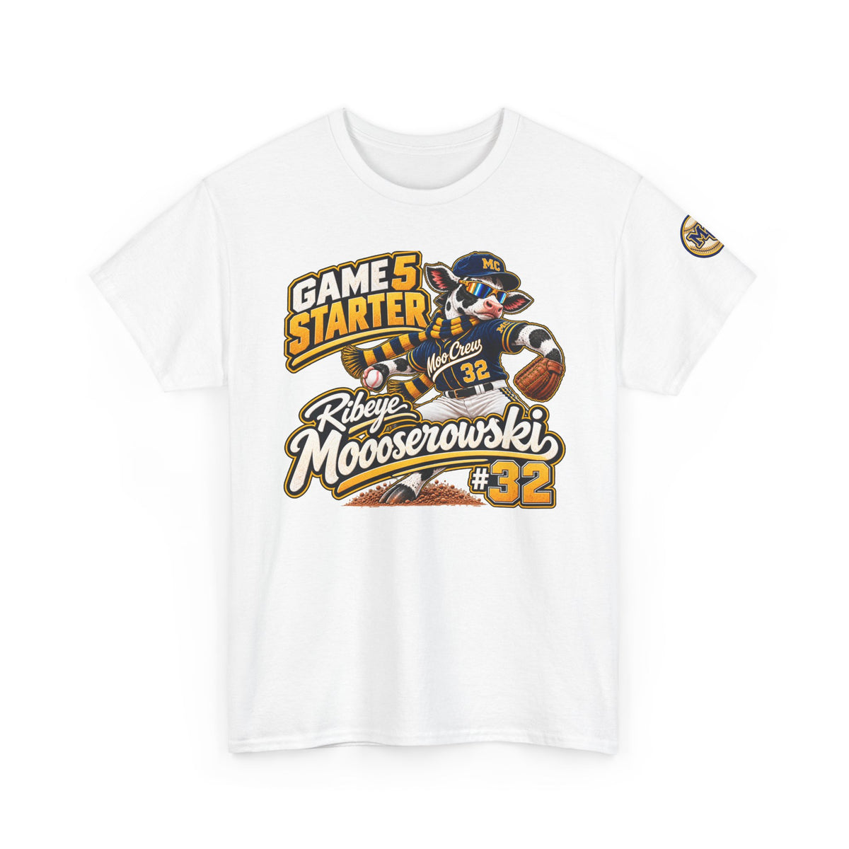Moo Crew Game 5 Starter Baseball T-Shirt – Moooserowski