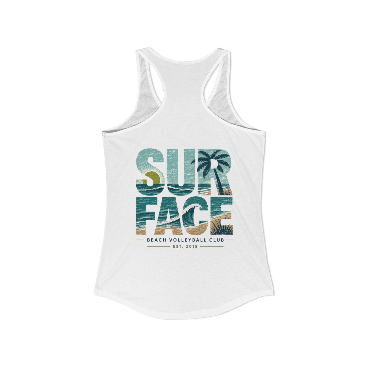 Surface Beach Volleyball Club Women's Racerback Tank - Beach Vibes