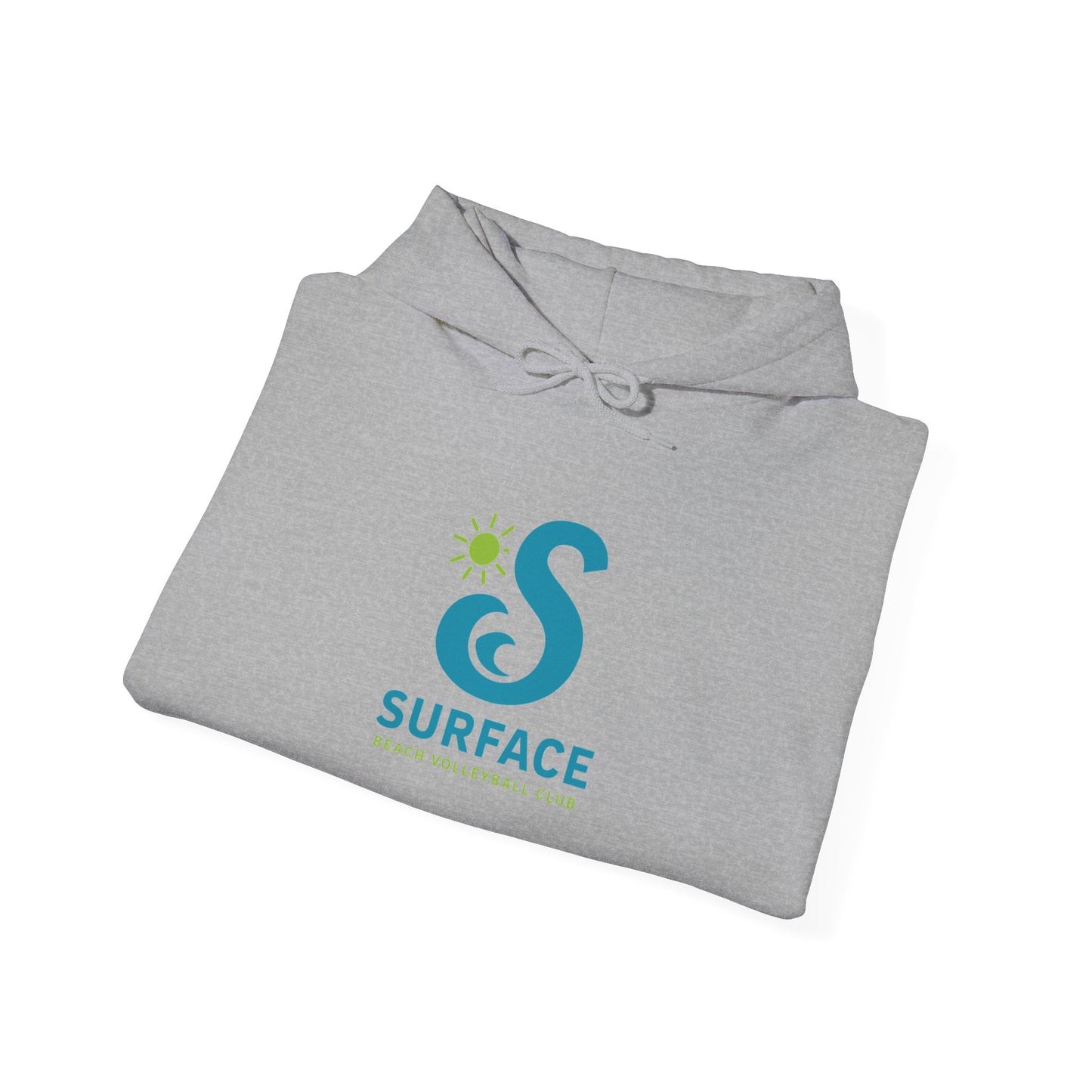 Wave Logo Surface Beach Volleyball Unisex Heavy Blend™ Hooded Sweatshirt