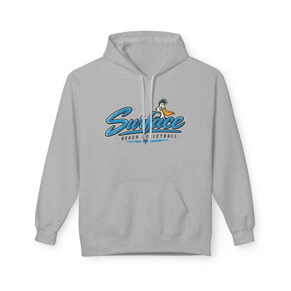 Surface Beach Volleyball Hoodie — Coastal Team Logo Pullover